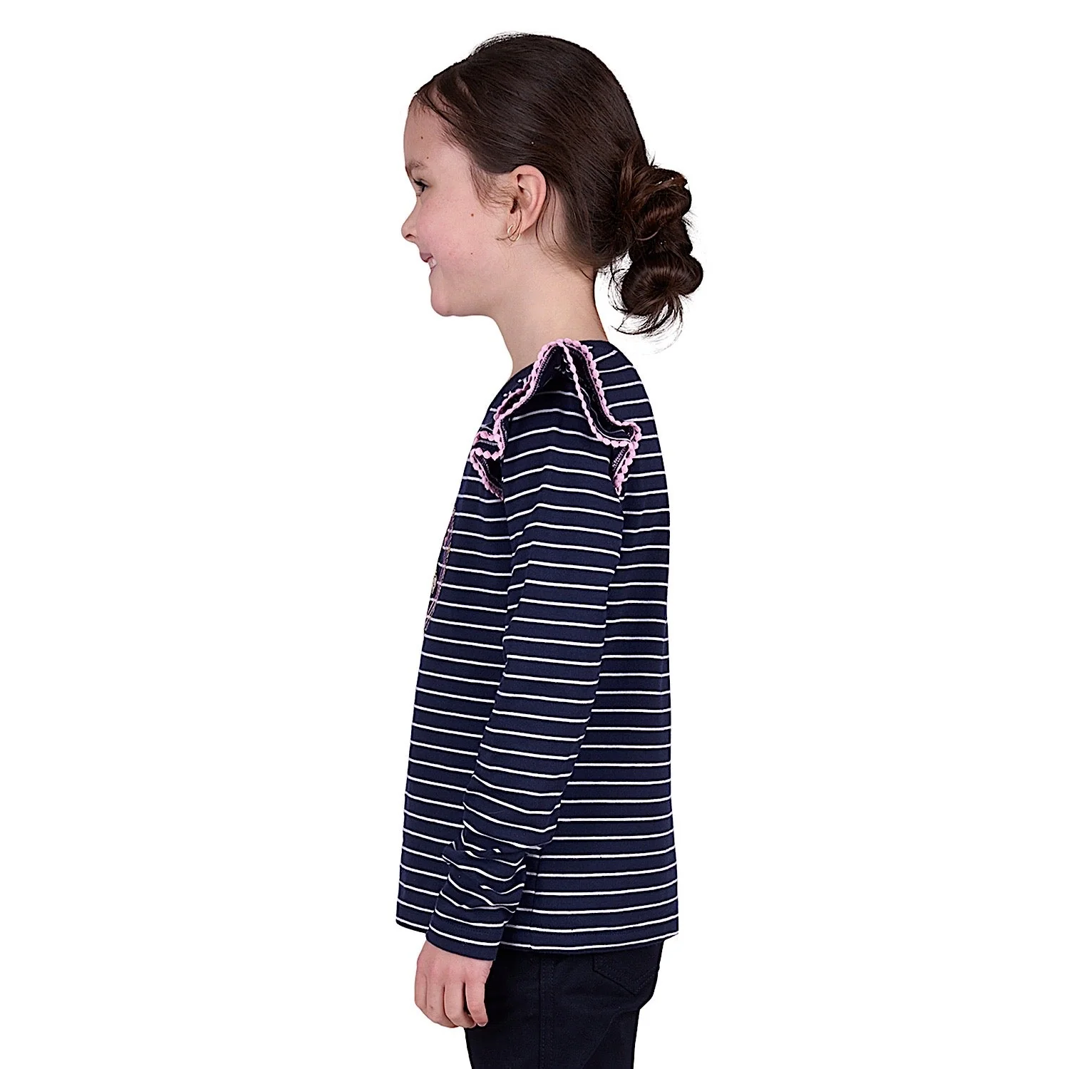 Thomas Cook Girl's Nicole Long Sleeve Tee - Navy - Image 3