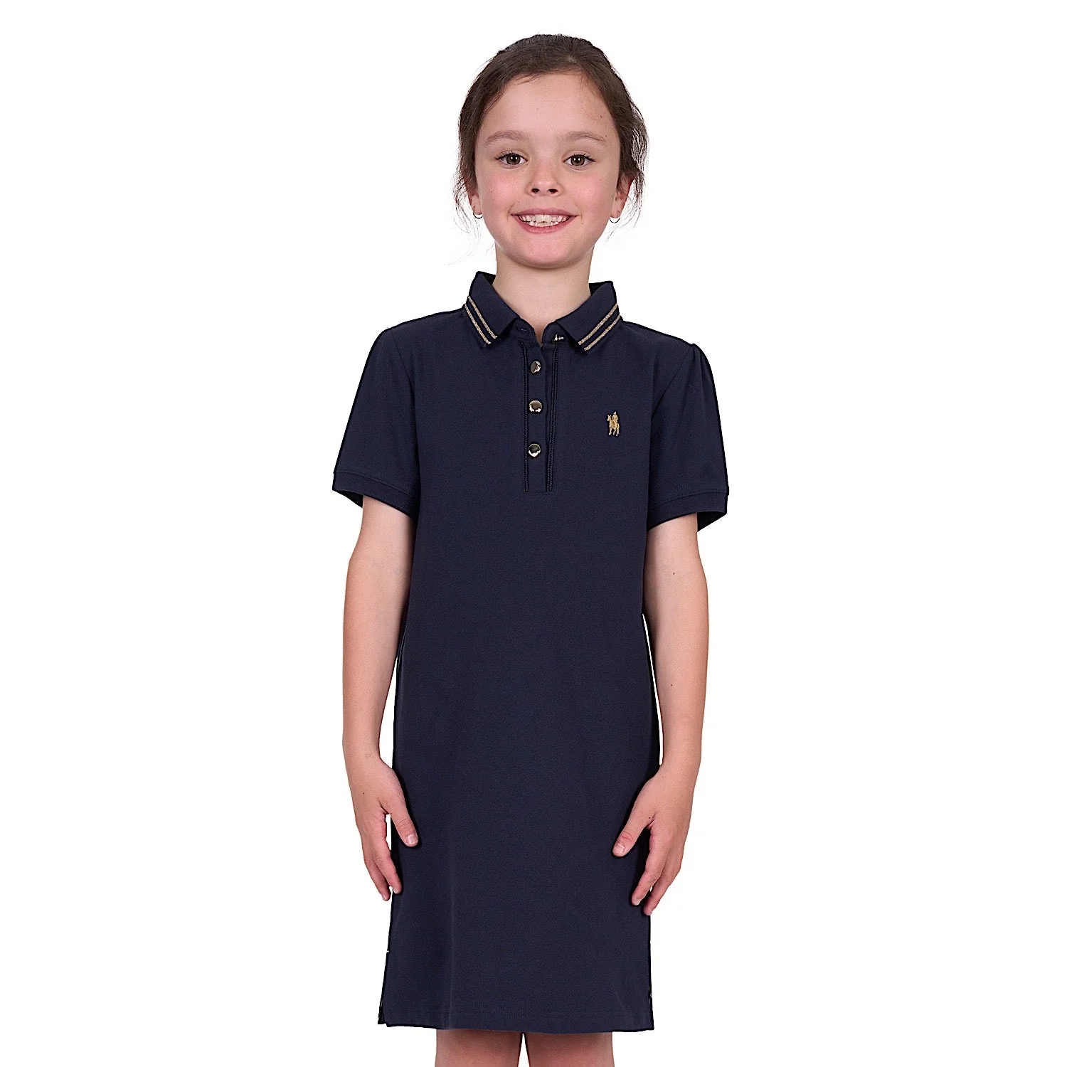 Thomas Cook Girl's Traci Polo Dress - Navy