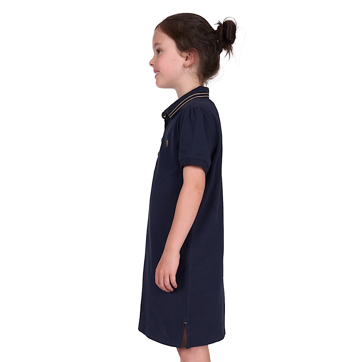 Thomas Cook Girl's Traci Polo Dress - Navy - Image 2