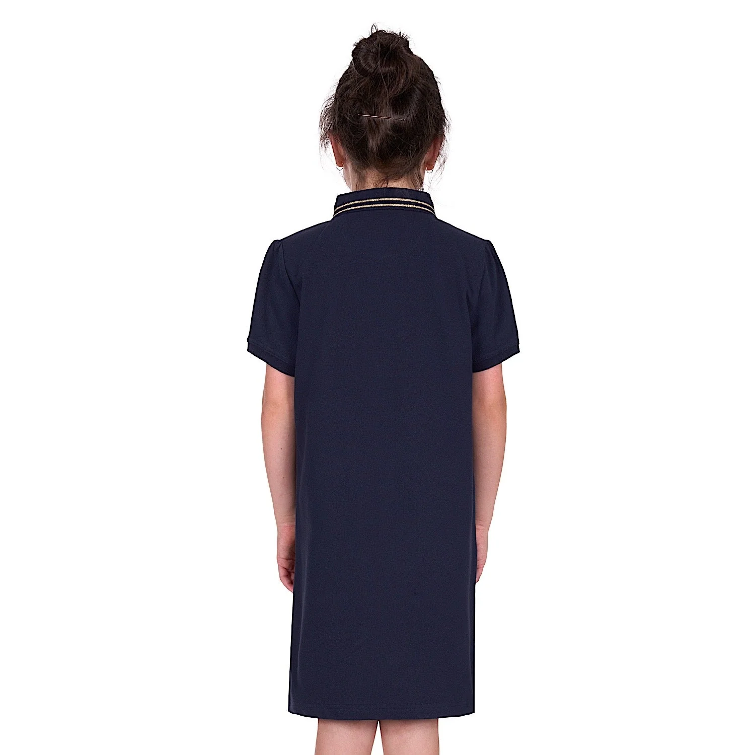 Thomas Cook Girl's Traci Polo Dress - Navy - Image 3