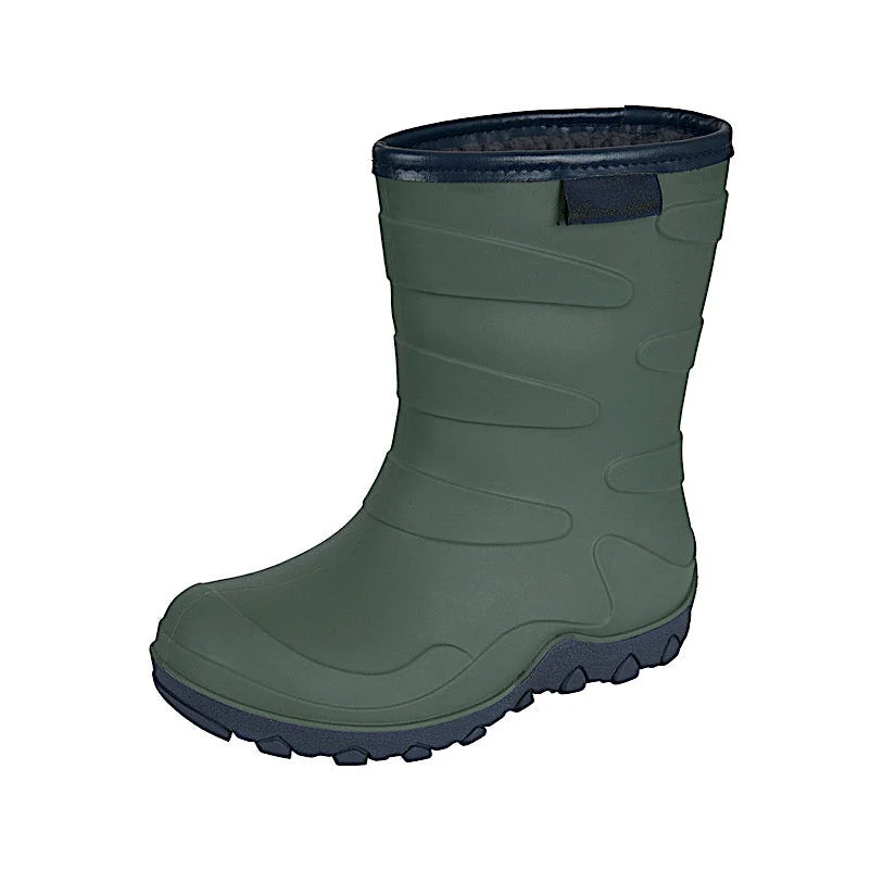 Thomas Cook Kid's Norfolk Gumboot - Khaki / Navy