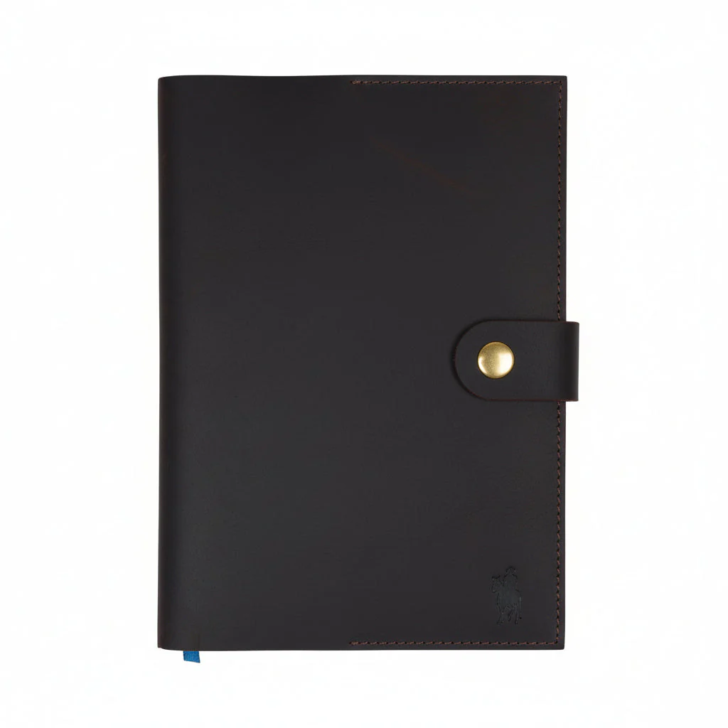 Thomas Cook Leather Notebook - Dark Tan - Image 2