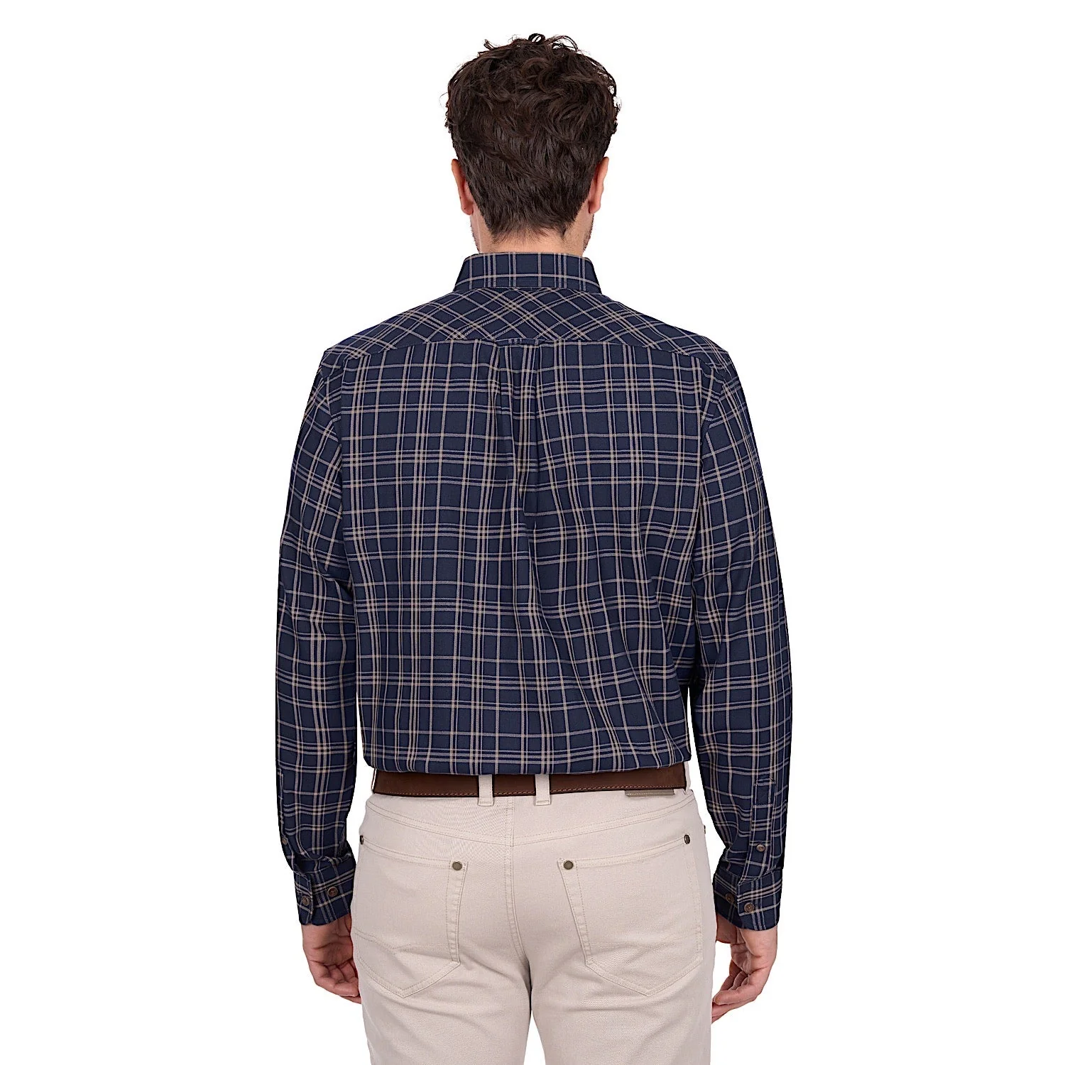 Thomas Cook Men's Adam Shirt - Navy / Tan - Image 2