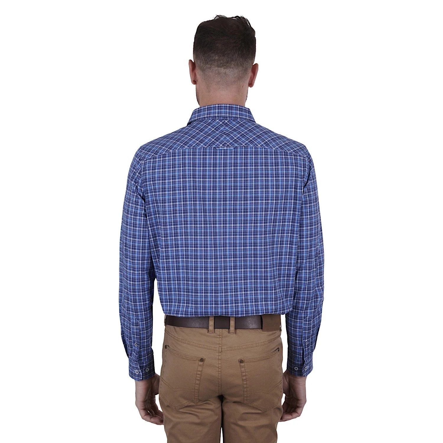 Thomas Cook Men's Angus Check Tailored Shirt - Navy/Blue - Image 3