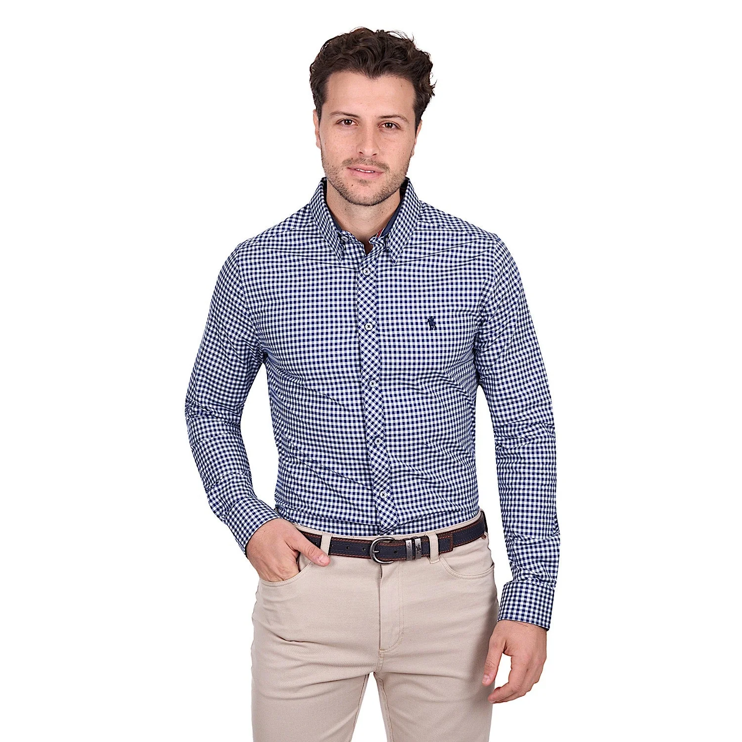 Thomas Cook Men's Anthony Tailored Shirt - Navy / White
