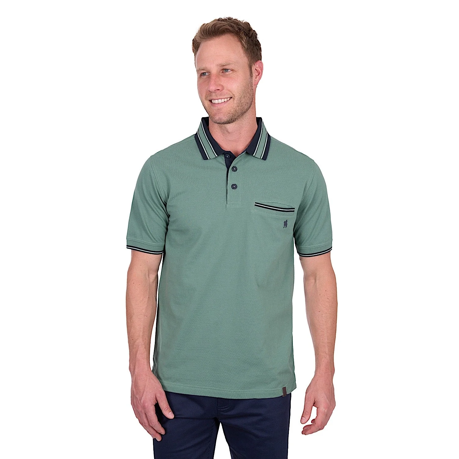 Thomas Cook Men's Ben Tailored Polo - Sage