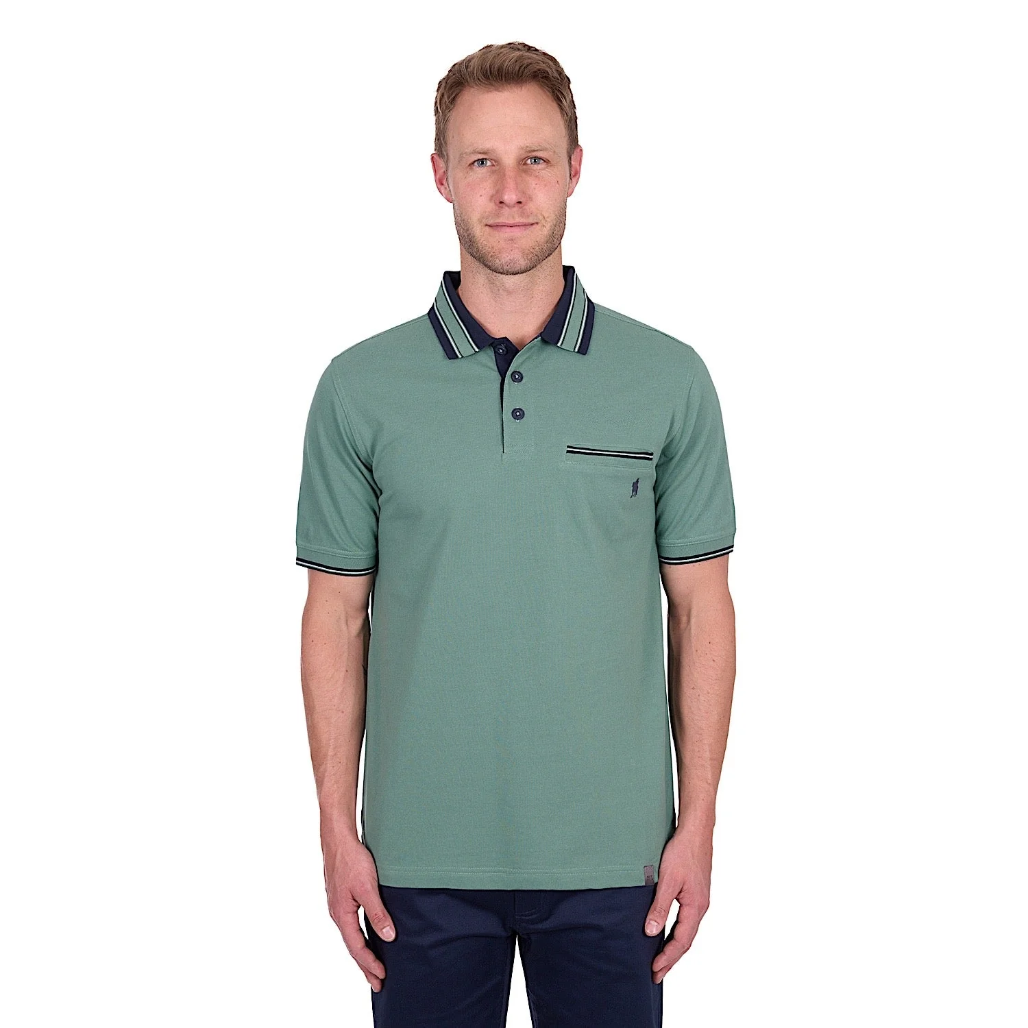 Thomas Cook Men's Ben Tailored Polo - Sage - Image 2