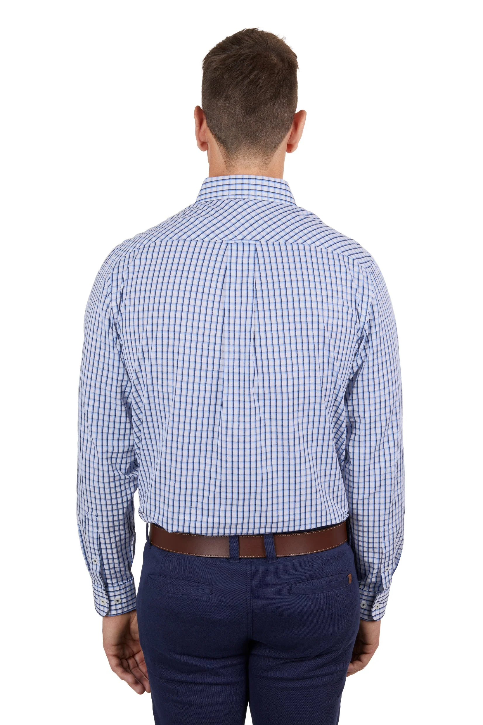 Thomas Cook Men's Bert 2 Pocket Shirt Navy/Blue - Image 3