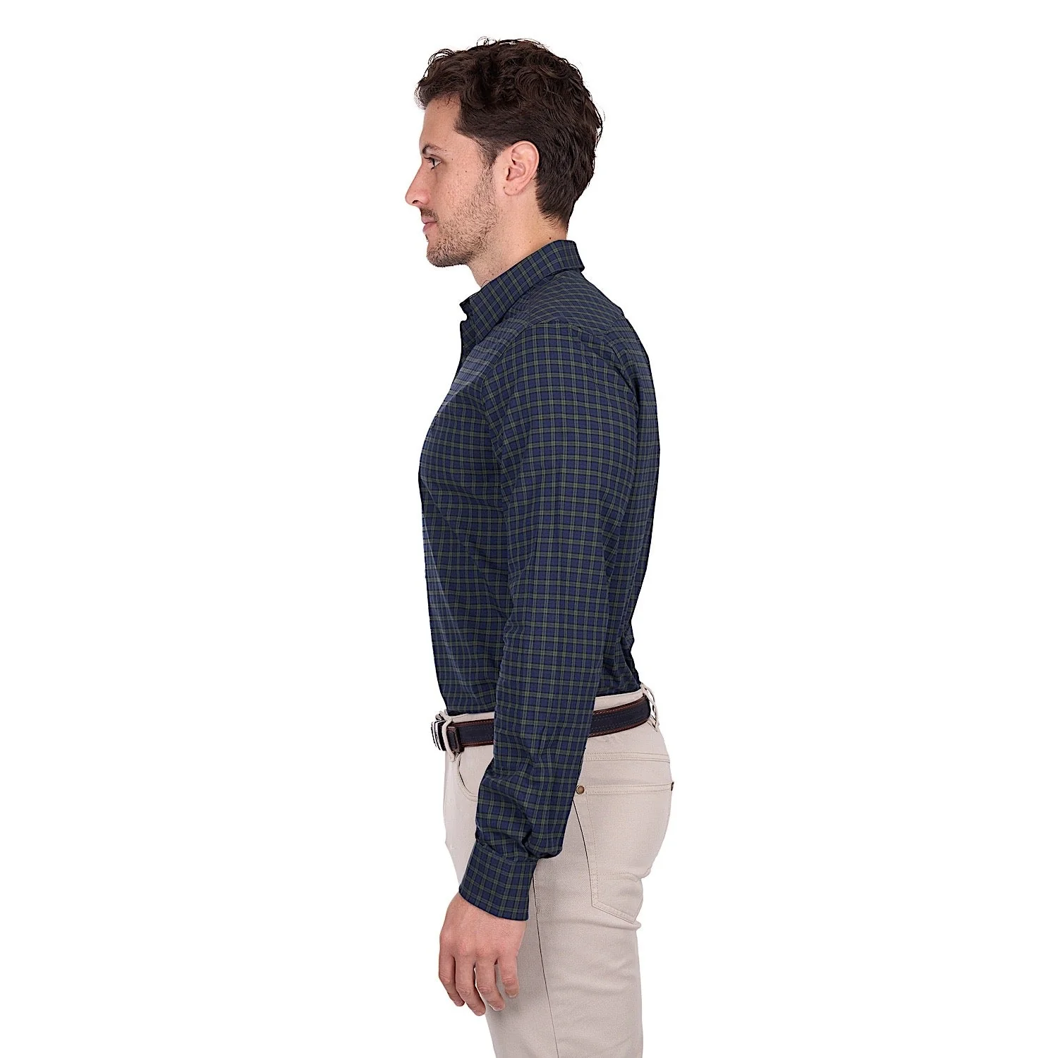 Thomas Cook Men's Charles Tailored Shirt - Navy / Green - Image 2