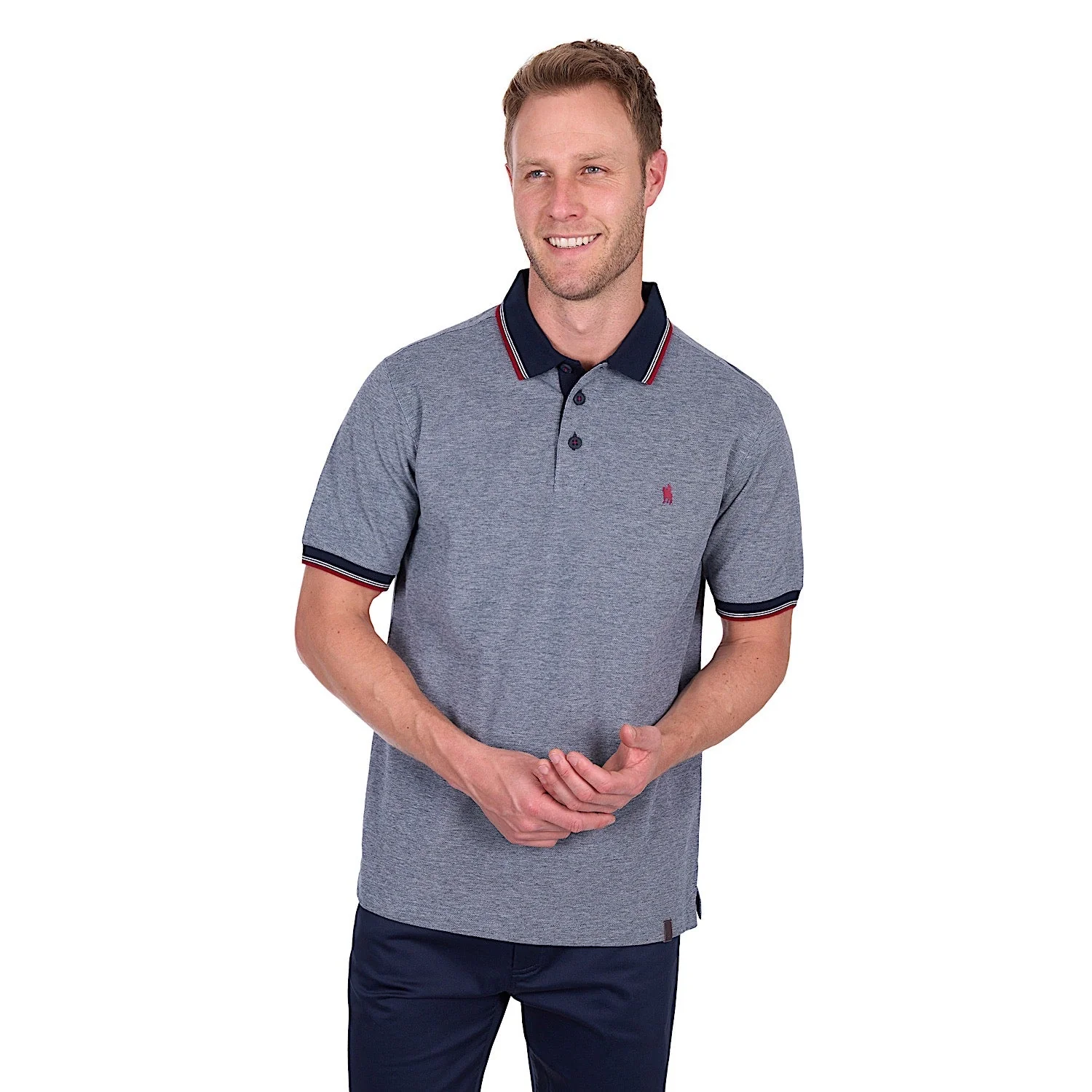 Thomas Cook Men's Dan Tailored Polo - Navy Marle