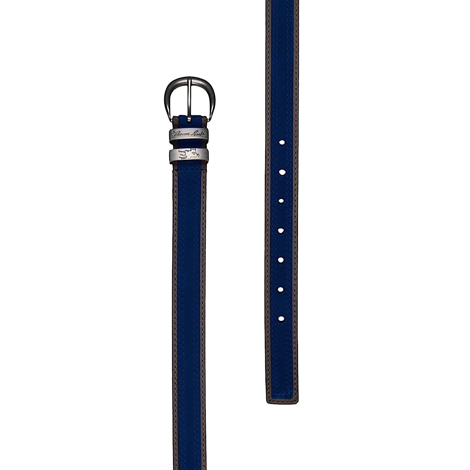 Thomas Cook Men's Delaney Belt - Navy / Tan - Image 2