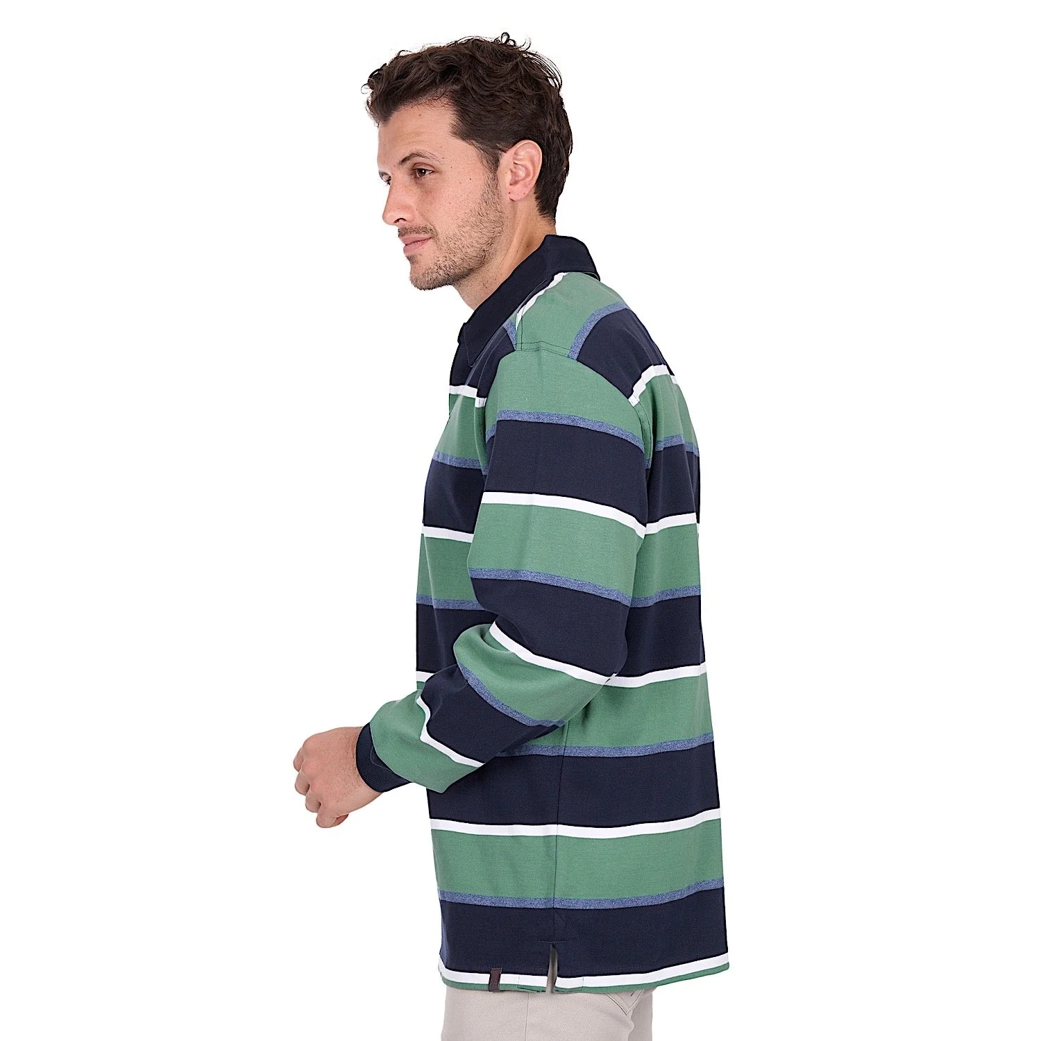 Thomas Cook Men's Douglas Rugby - Navy / Sage - Image 2