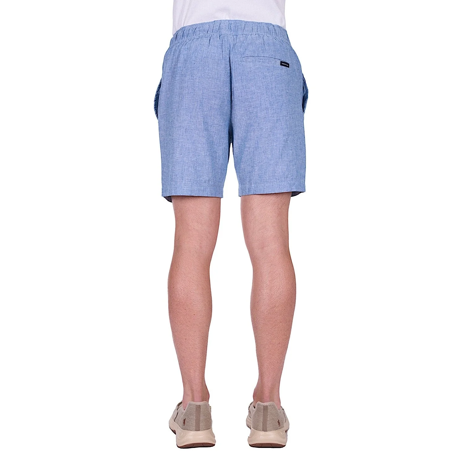 Thomas Cook Men's Felix Linen Short - Chambray - Image 4