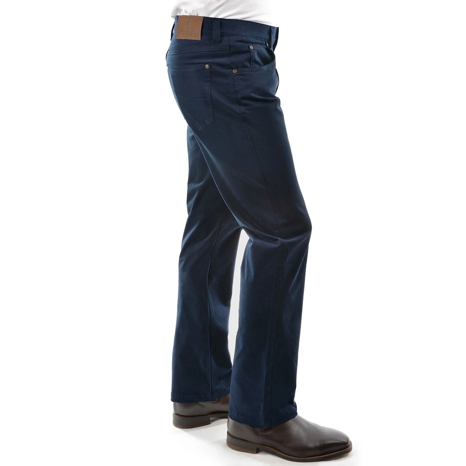 Thomas Cook Men's Jake Comfort Waist Jeans Dark Navy 32" Leg - Image 2