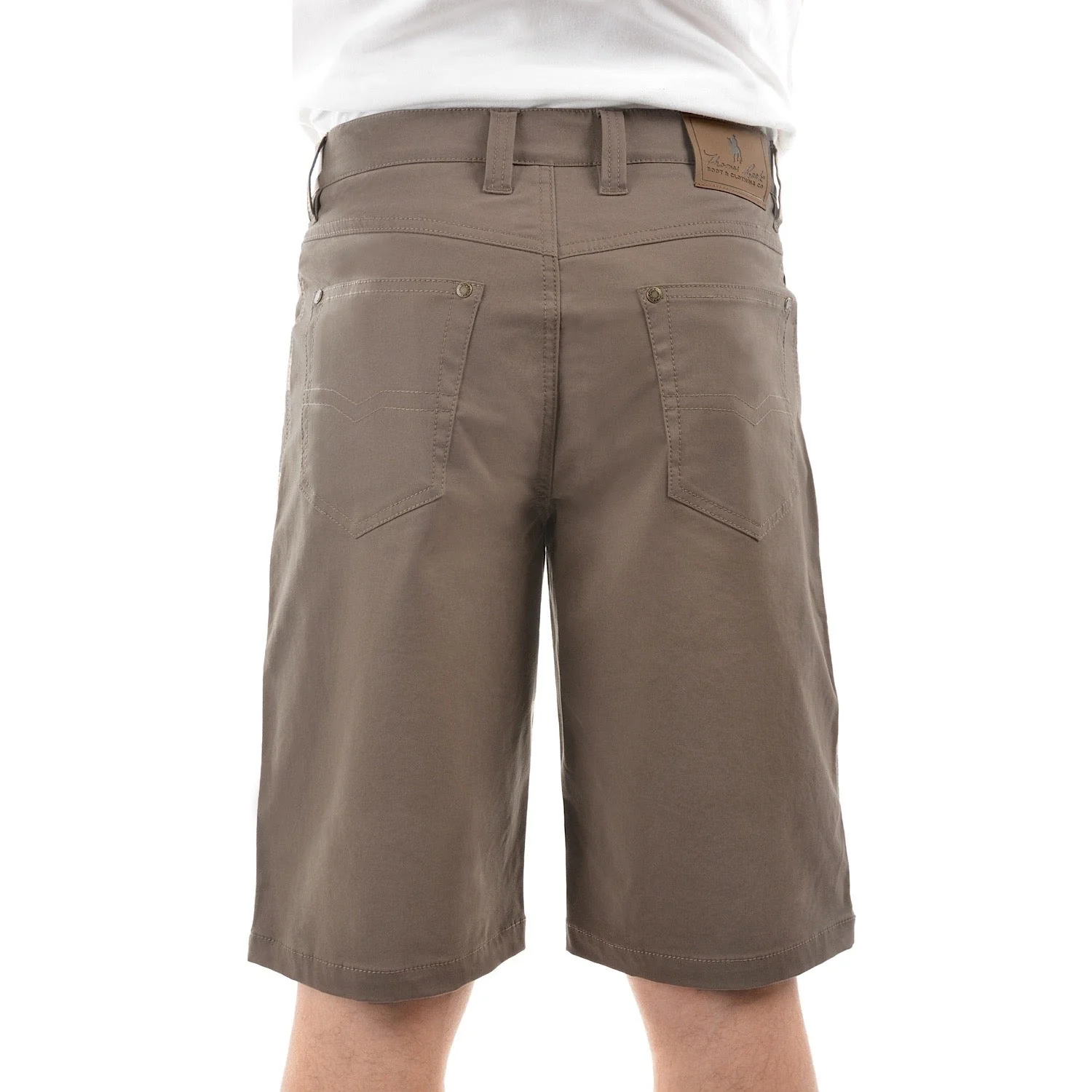 Thomas Cook Men's Jake Comfort Waist Shorts Mulch - Image 3