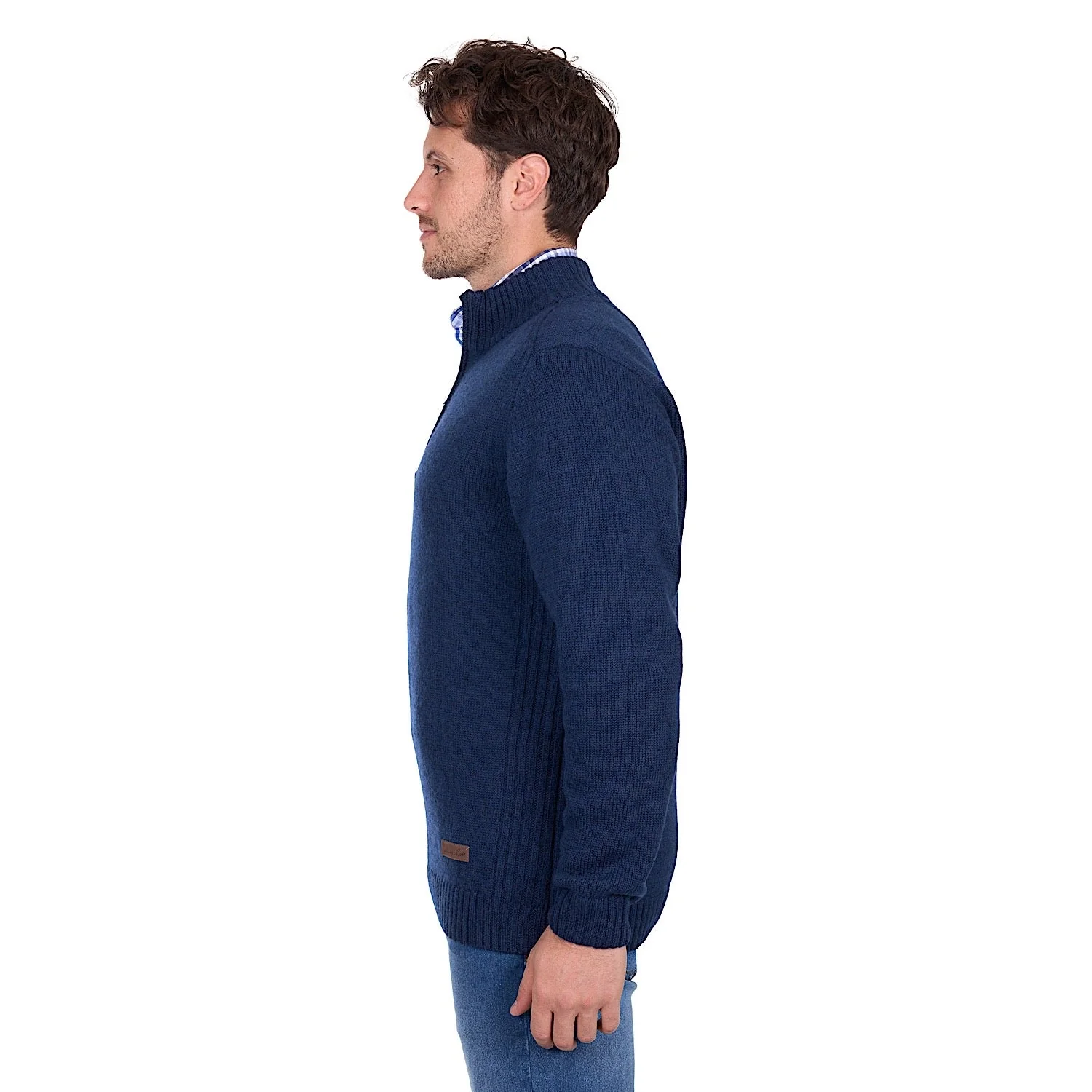 Thomas Cook Men's Jesse 1/4 Zip Jumper - Blue Marle - Image 2