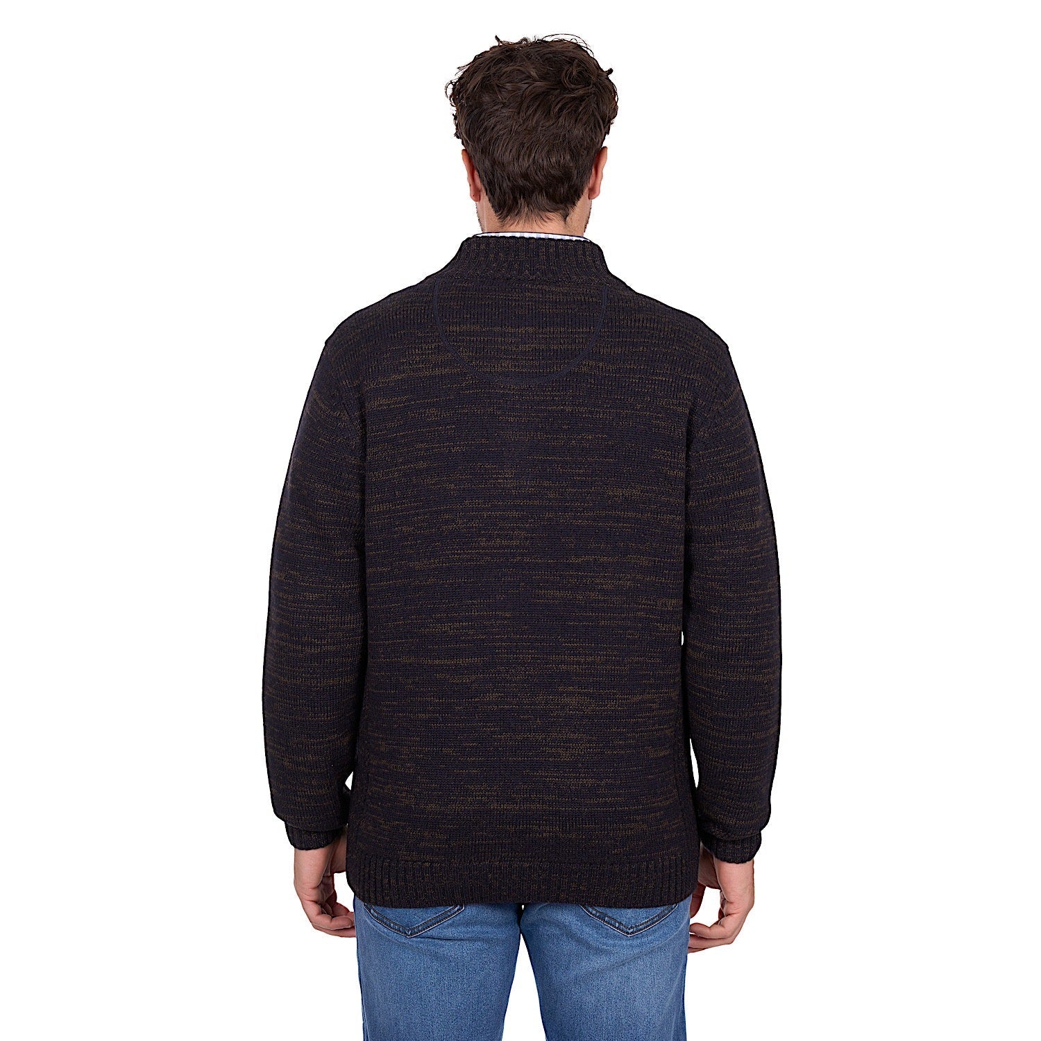 Thomas Cook Men's Jesse 1/4 Zip Jumper - Chestnut - Image 3