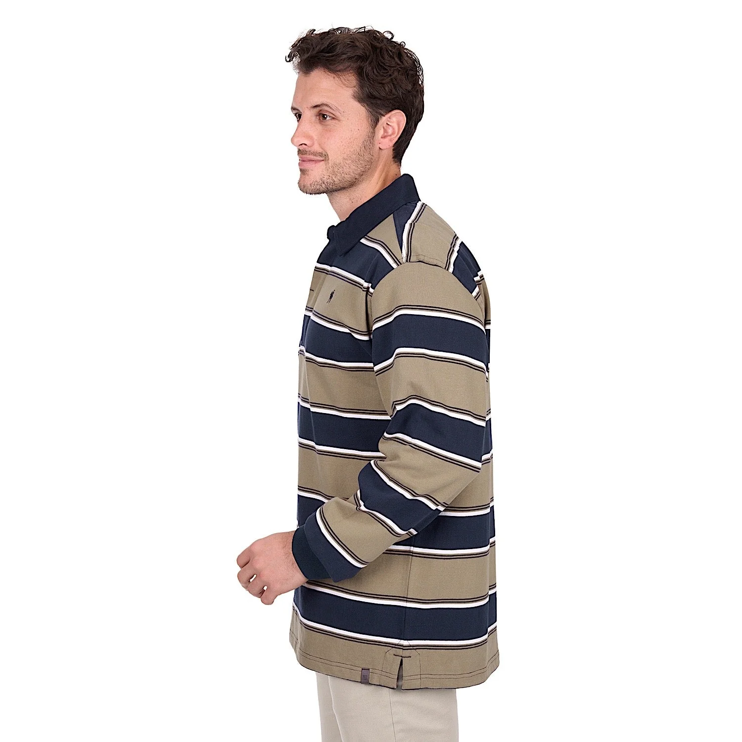 Thomas Cook Men's Jose Rugby - Navy / Tan - Image 2