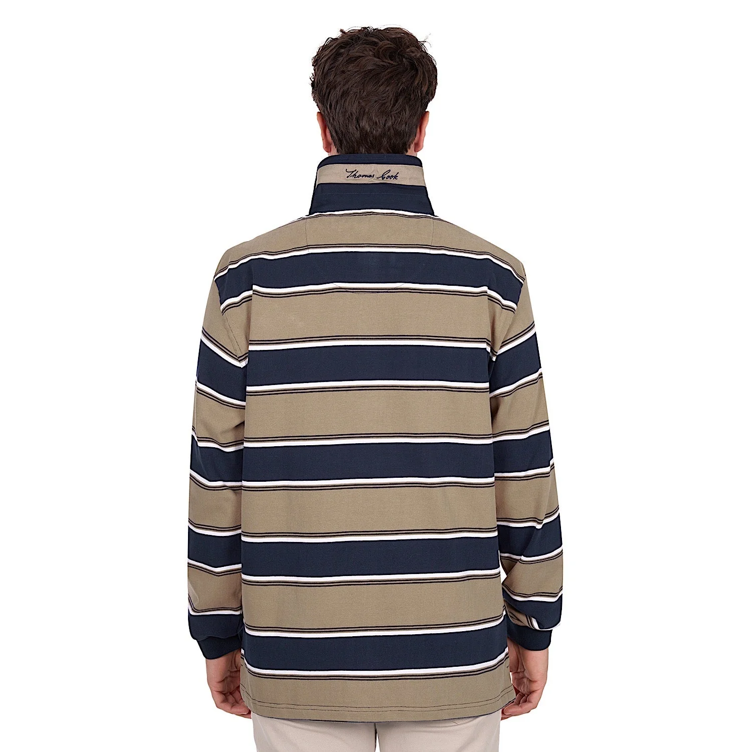 Thomas Cook Men's Jose Rugby - Navy / Tan - Image 3