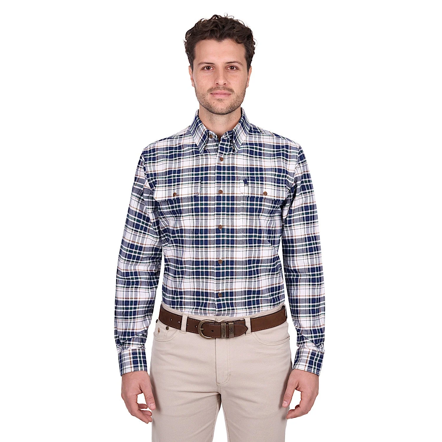 Thomas Cook Men's Justin Shirt - Navy / Green