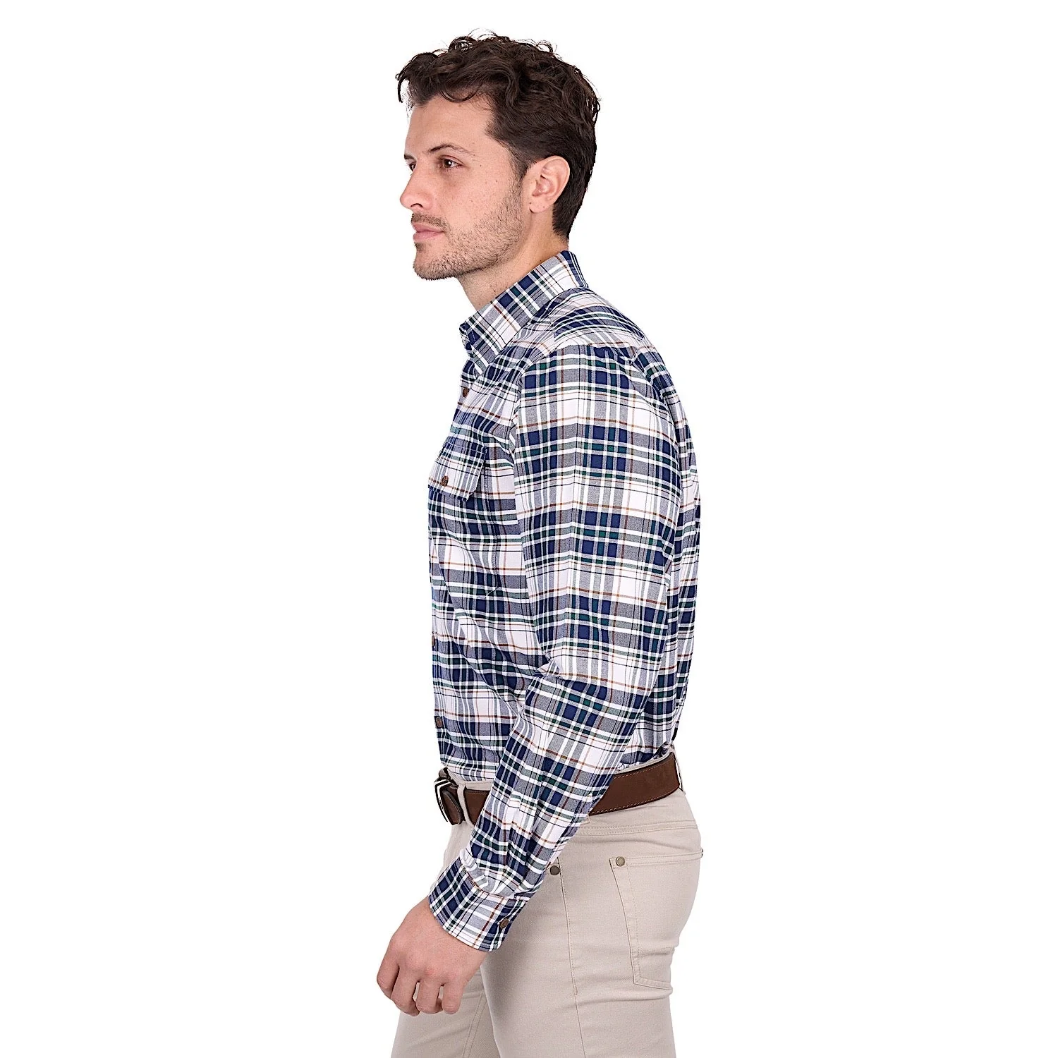 Thomas Cook Men's Justin Shirt - Navy / Green - Image 3
