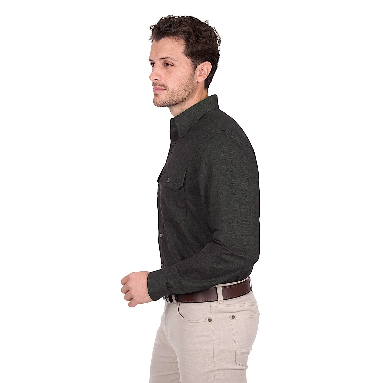 Thomas Cook Men's Keith Thermal Shirt - Green - Image 3