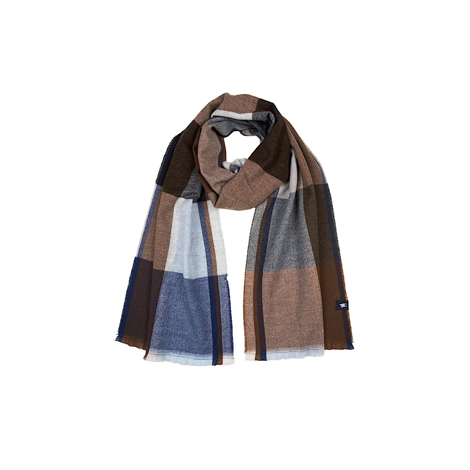 Thomas Cook Men's Lewis Scarf - Tan / Charcoal