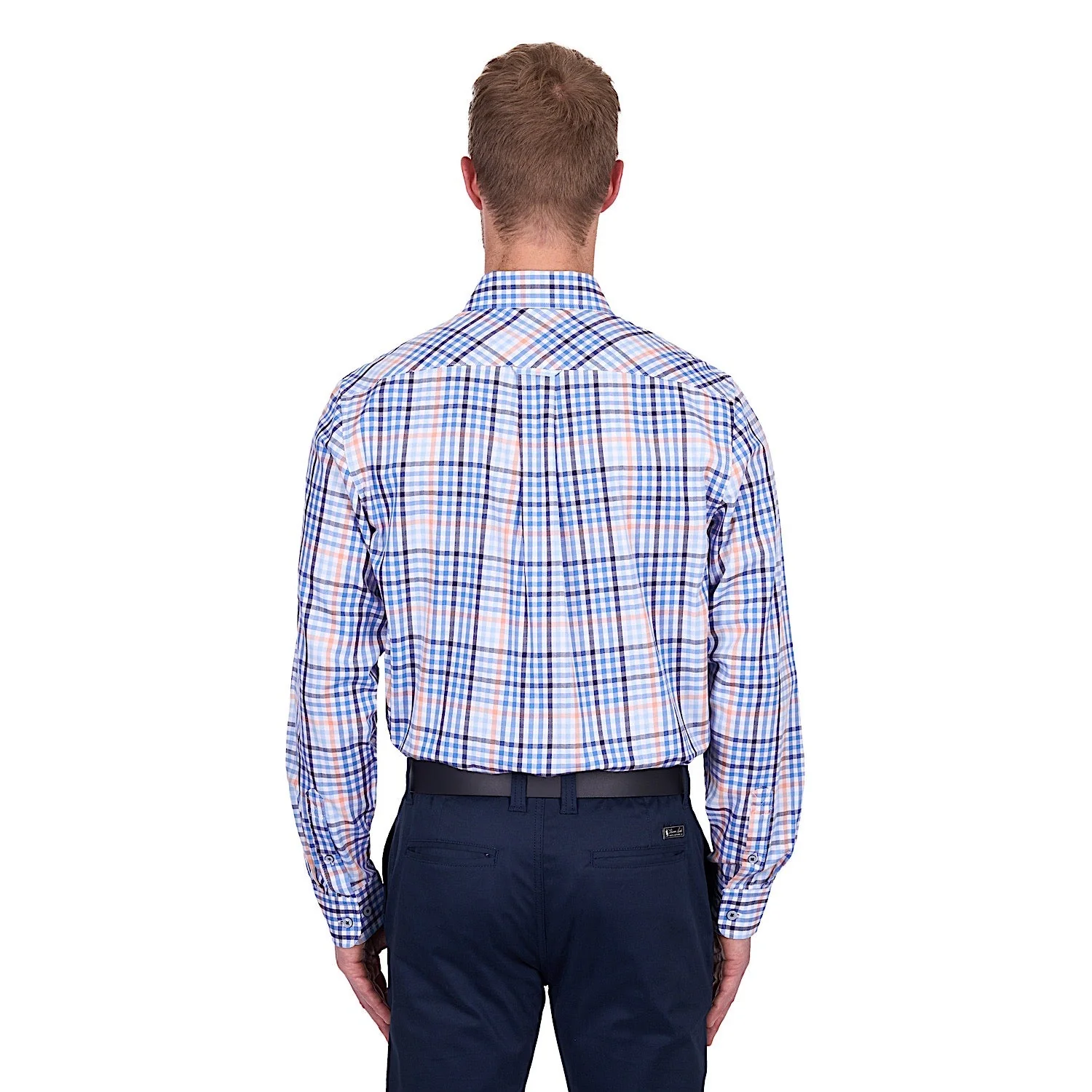 Thomas Cook Men's Mark Shirt - Navy/Melon - Image 4