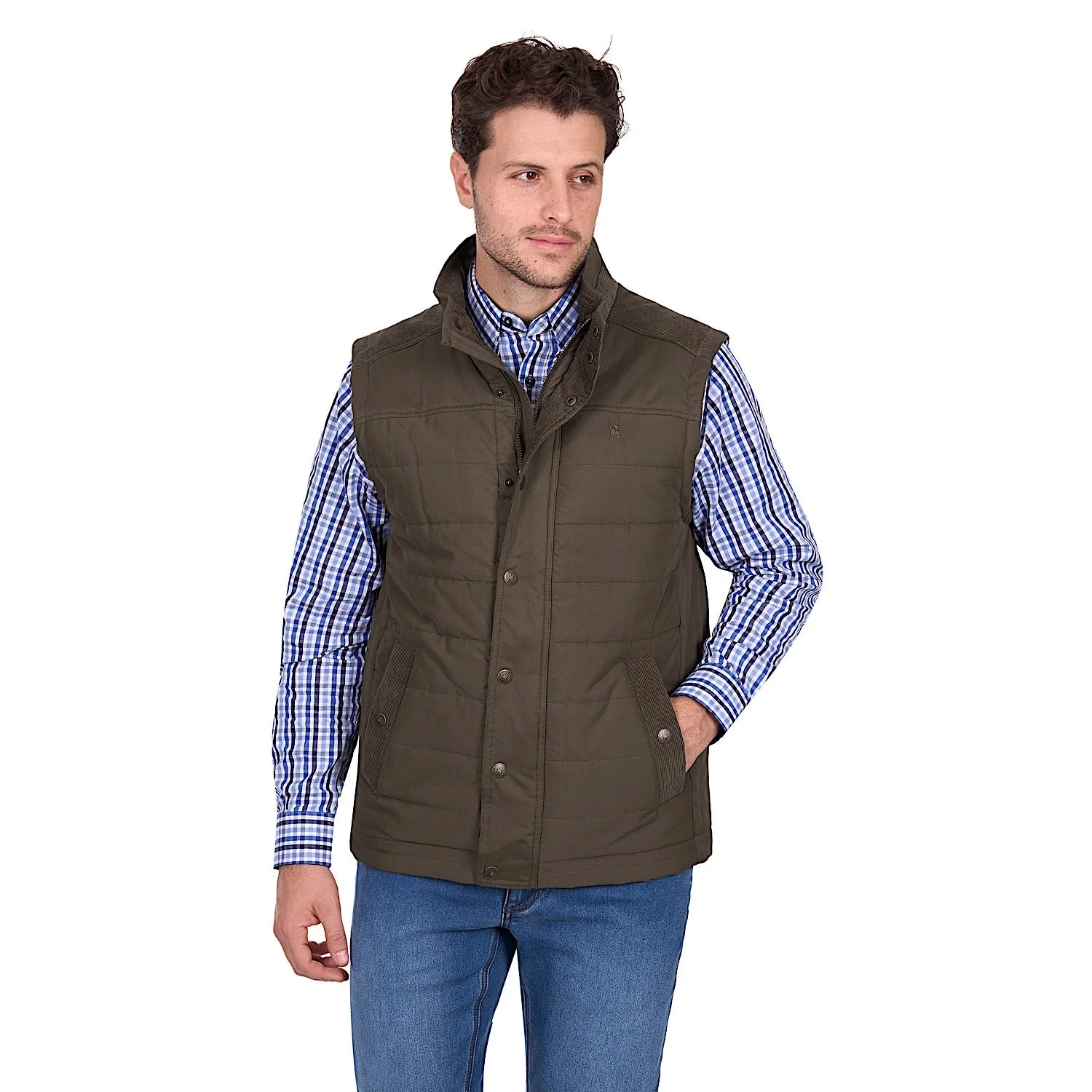 Thomas Cook Men's Matt Vest - Khaki