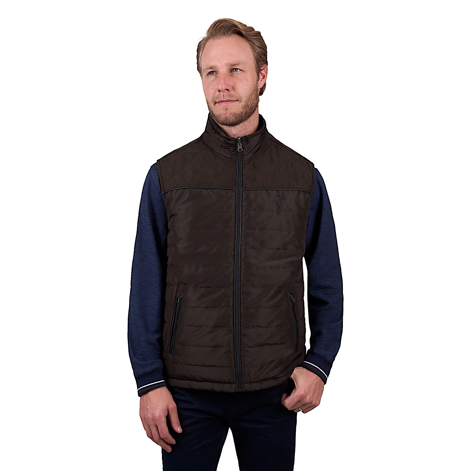 Thomas Cook Men's Nathan Reversible Vest - Dark Brown/Navy - Image 2