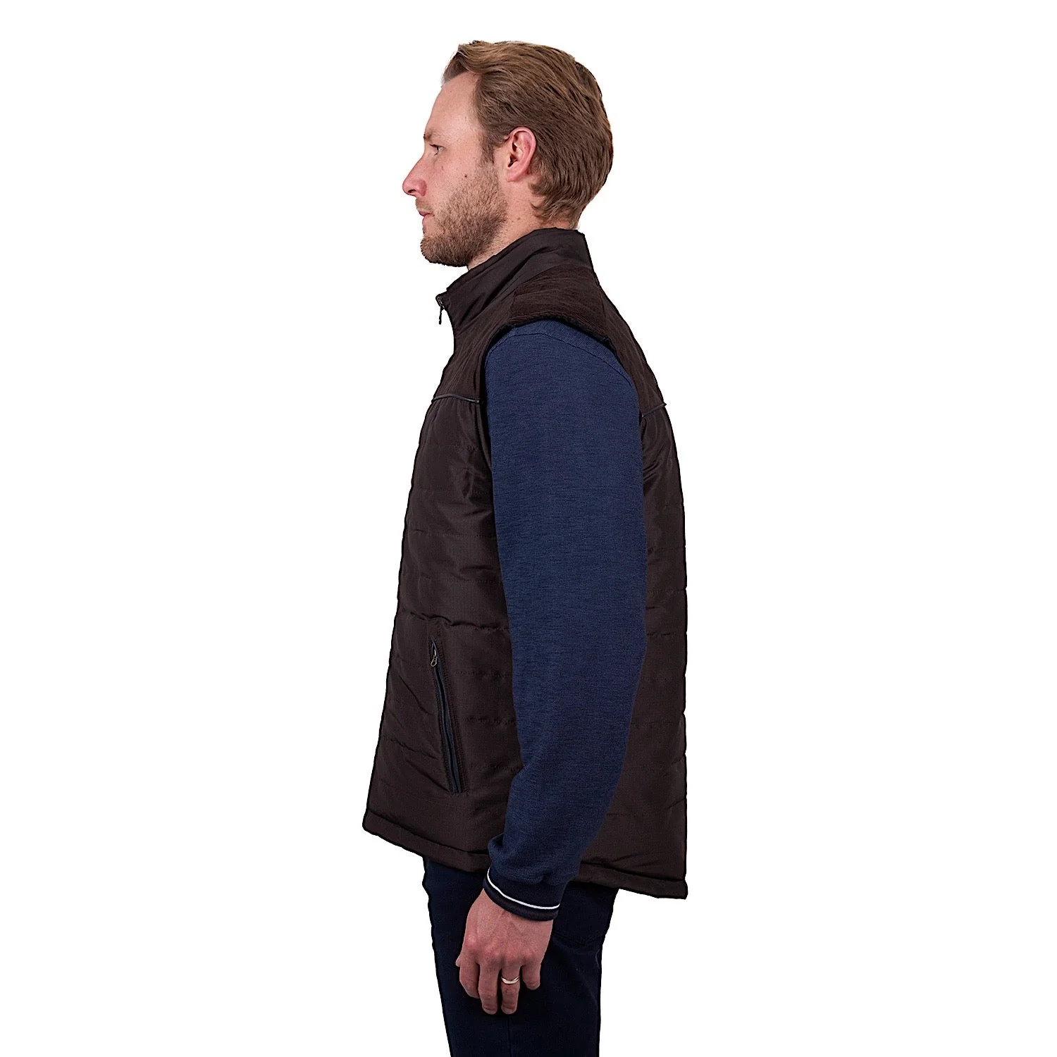 Thomas Cook Men's Nathan Reversible Vest - Dark Brown/Navy - Image 5