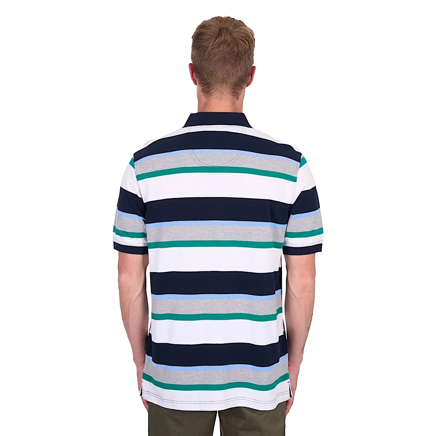 Thomas Cook Men's Paul Polo - Navy/Grey Marle - Image 4