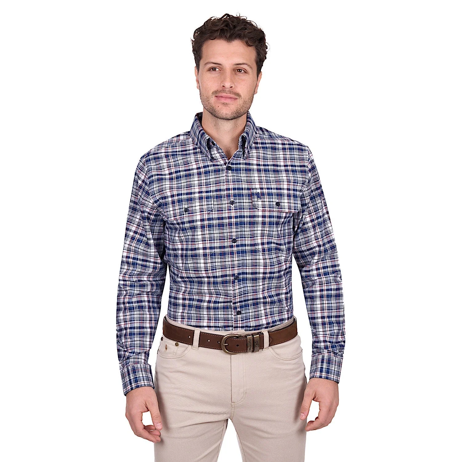 Thomas Cook Men's Sean Shirt - Blue / Red