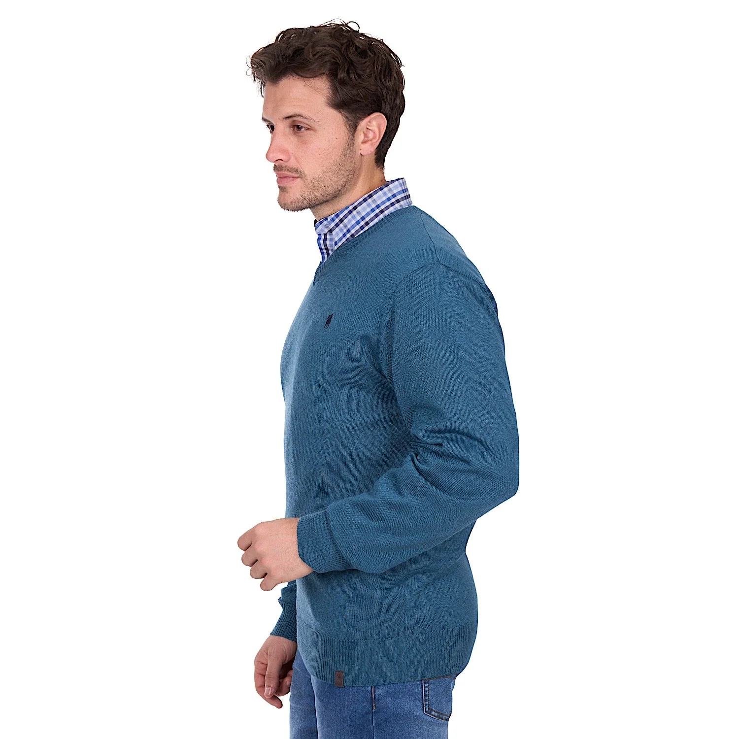 Thomas Cook Men's Shane V Neck Jumper - Petrol - Image 2