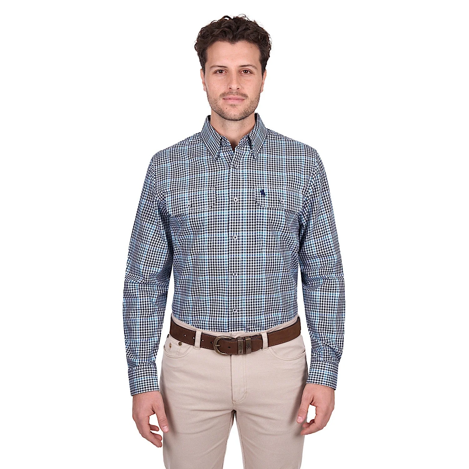 Thomas Cook Men's Stephen Shirt - Navy / Green