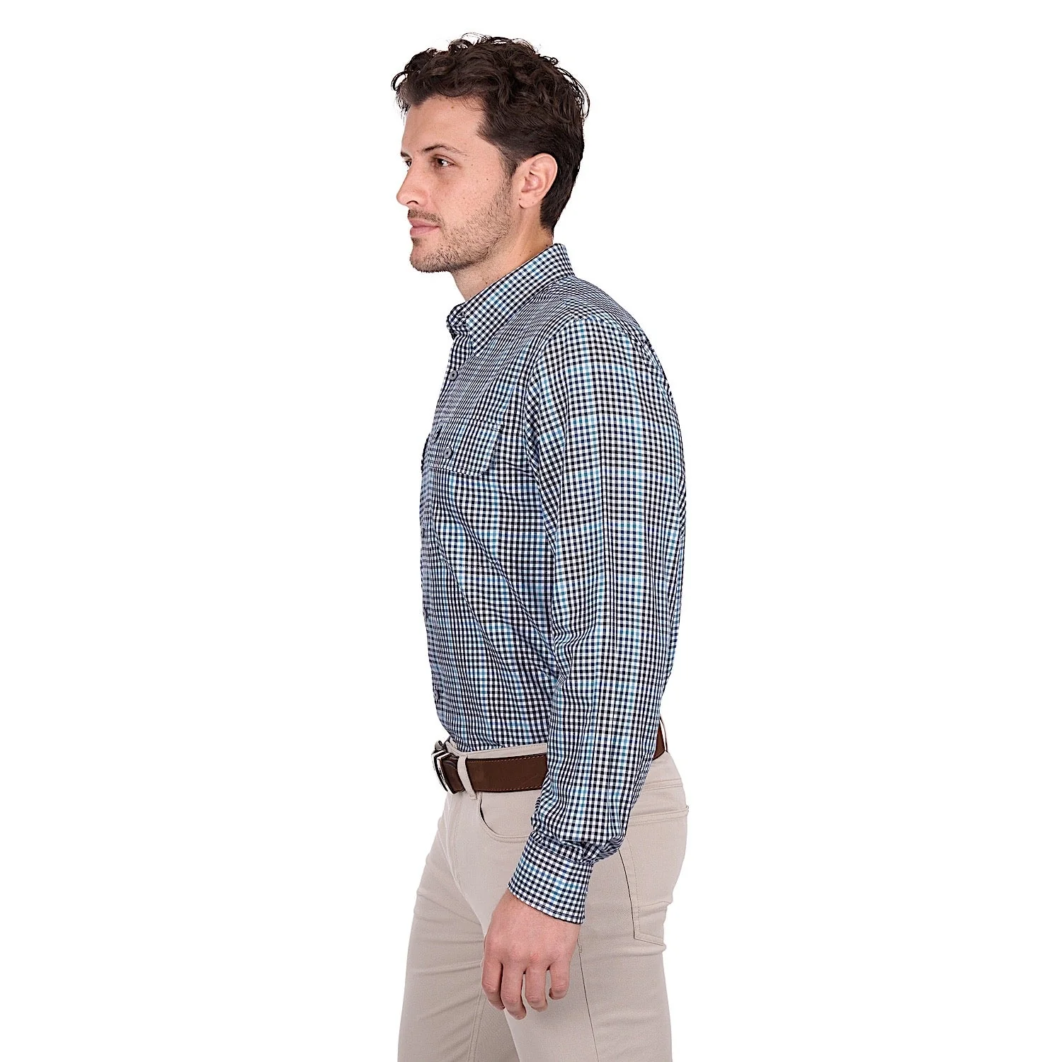 Thomas Cook Men's Stephen Shirt - Navy / Green - Image 2