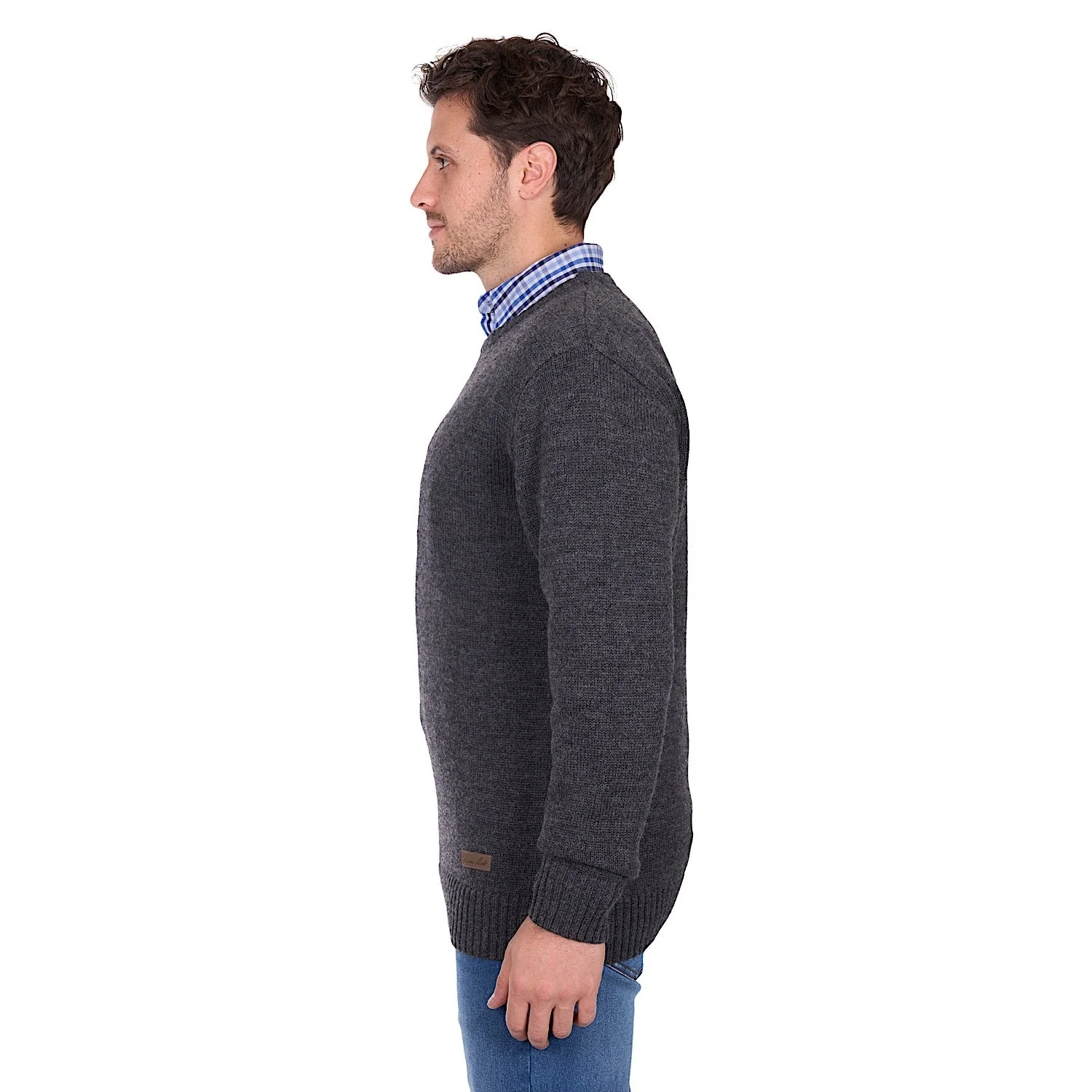 Thomas Cook Men's Terry Crew Jumper - Charcoal Marle - Image 2