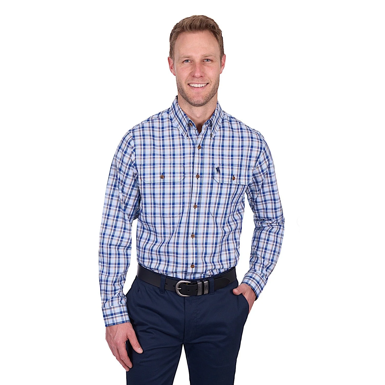Thomas Cook Men's Thomas Shirt - Navy/Light Blue