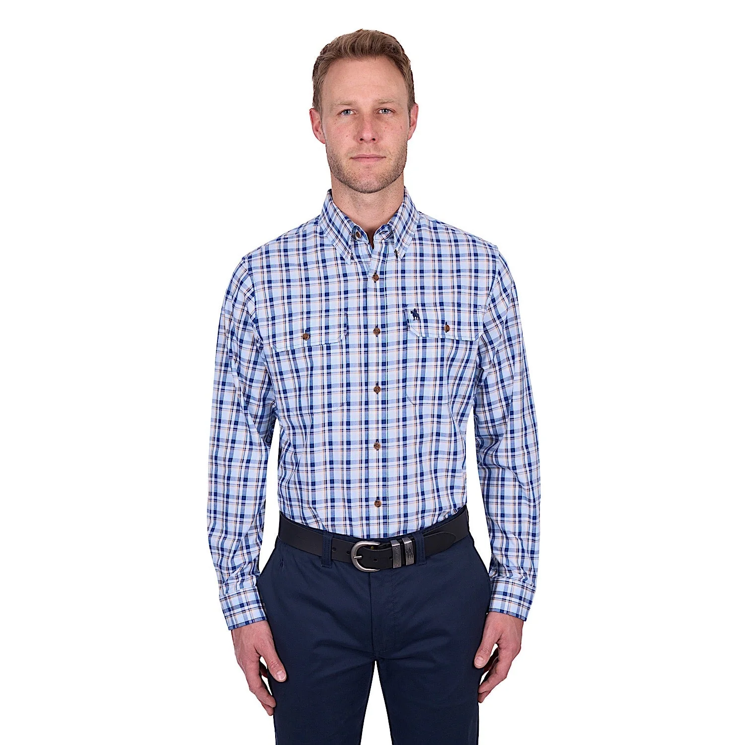 Thomas Cook Men's Thomas Shirt - Navy/Light Blue - Image 2