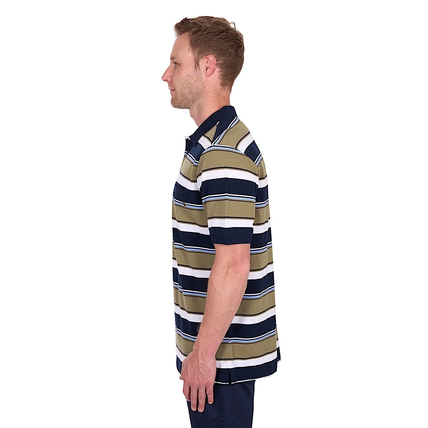 Thomas Cook Men's Tim Polo - Navy/Tan - Image 3
