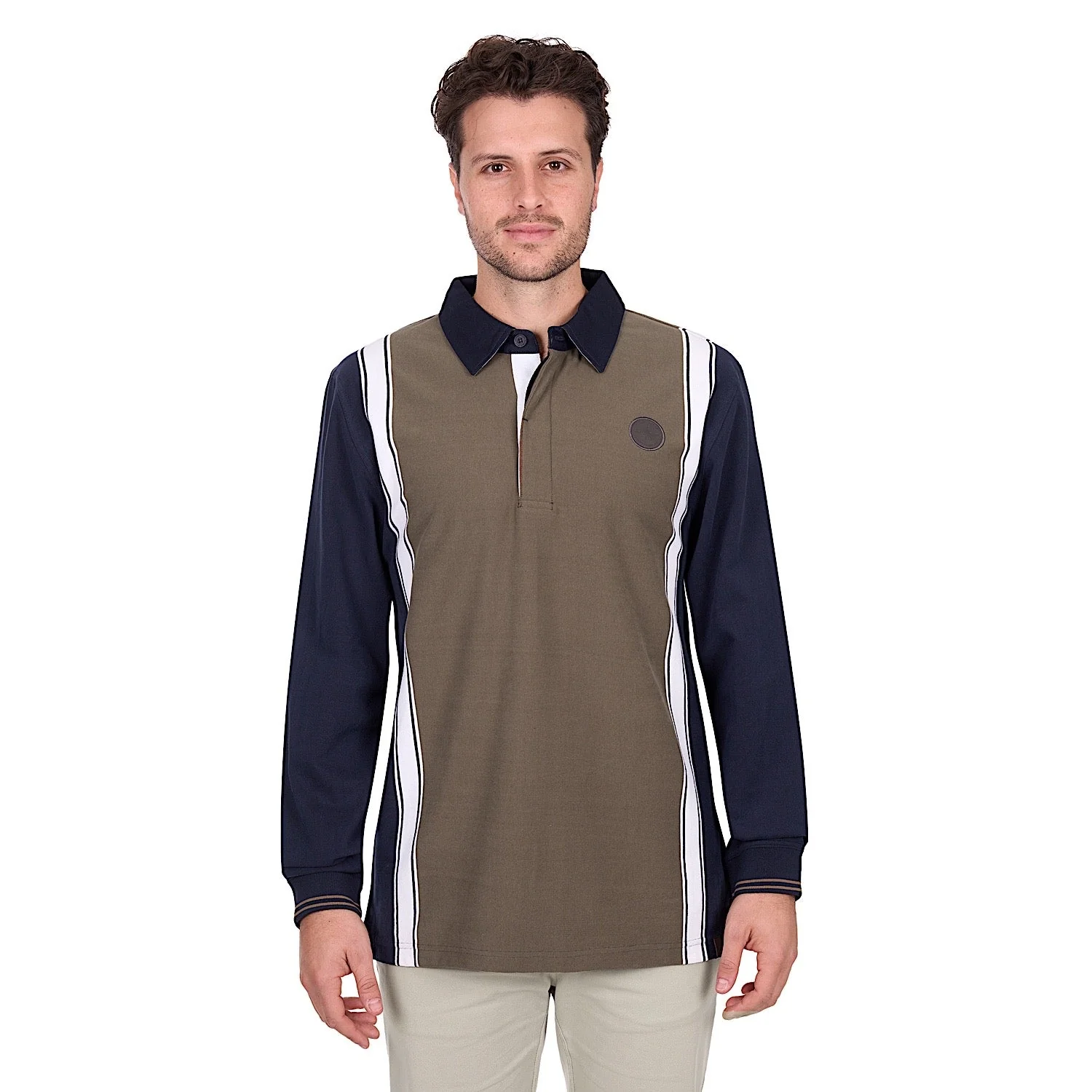 Thomas Cook Men's Travis Rugby - Navy / Dark Tan
