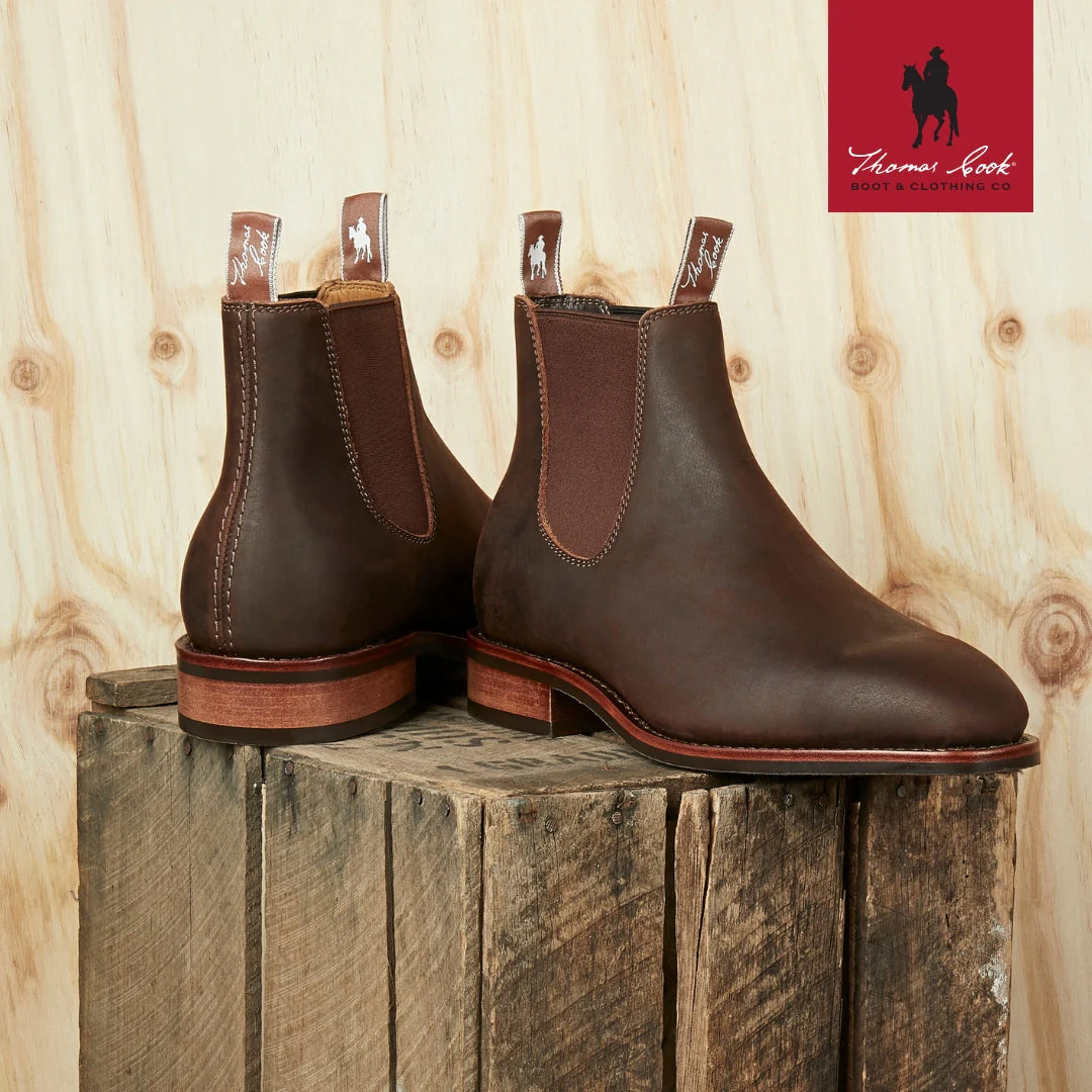 Thomas Cook Mens Trentham Cushion Tech Boot - Oiled Crazy Horse - Image 6