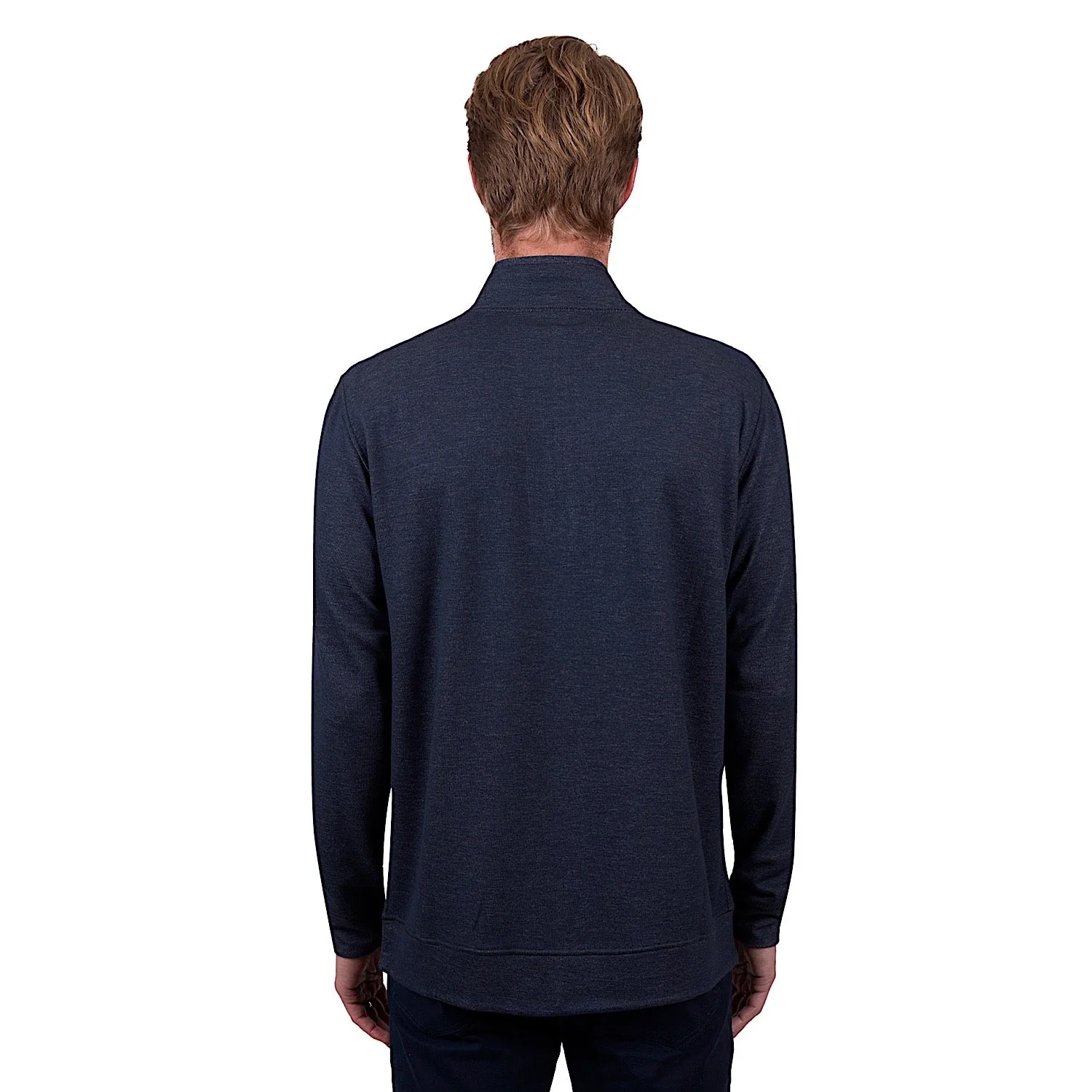 Thomas Cook Men's Vic Reversible 1/4 Zip Jumper - Navy/Dark Tan - Image 3