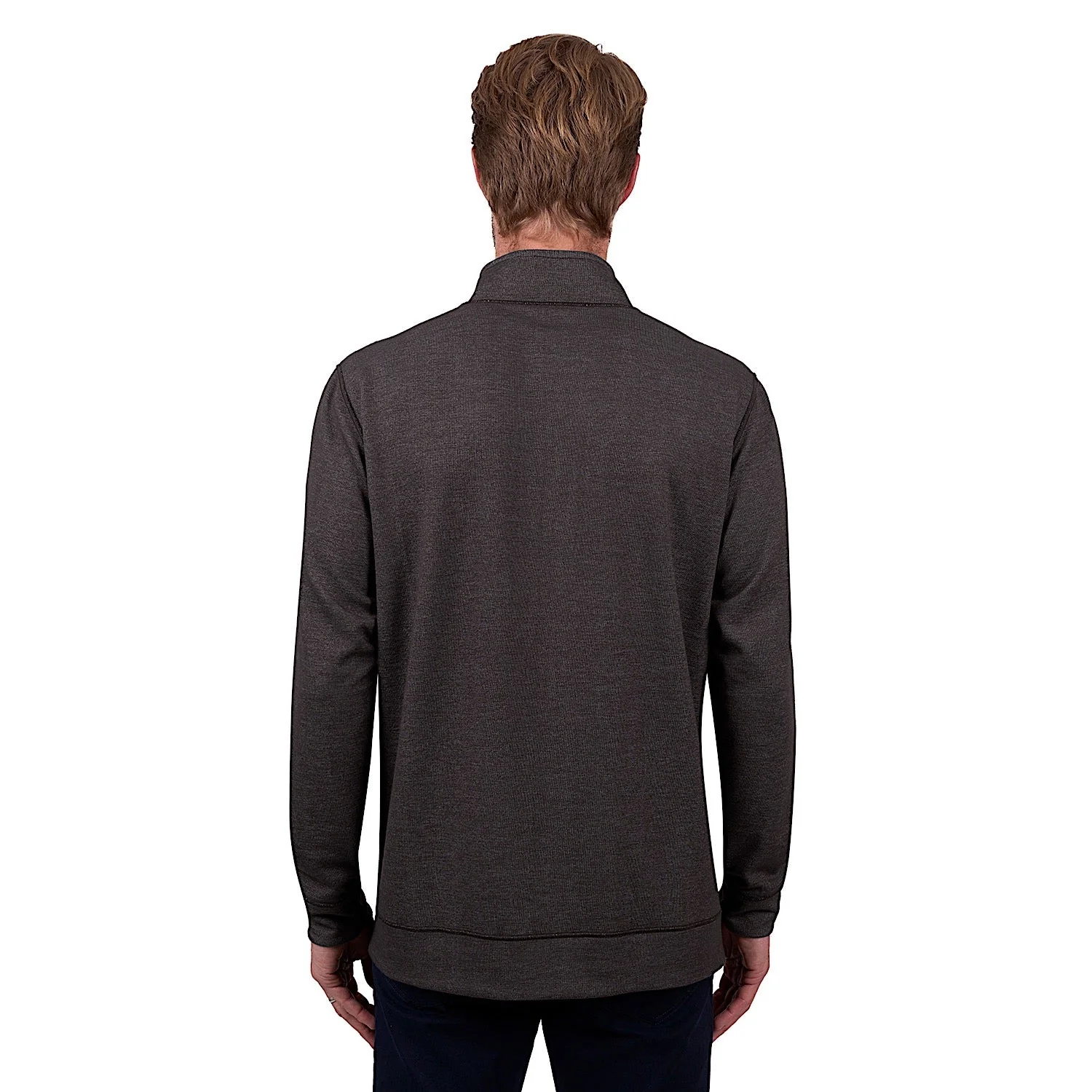 Thomas Cook Men's Vic Reversible 1/4 Zip Jumper - Navy/Dark Tan - Image 4