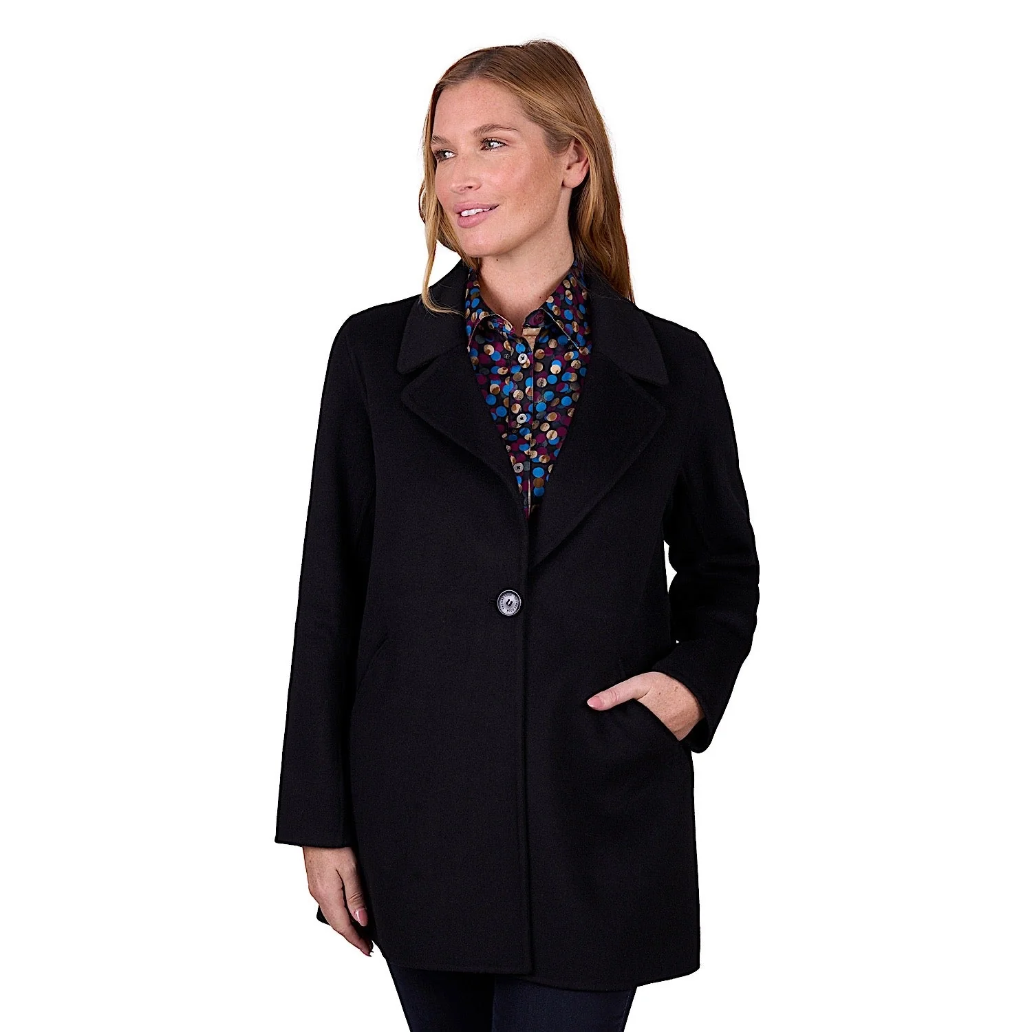 Thomas Cook Women's Athena Wool Coat - Black