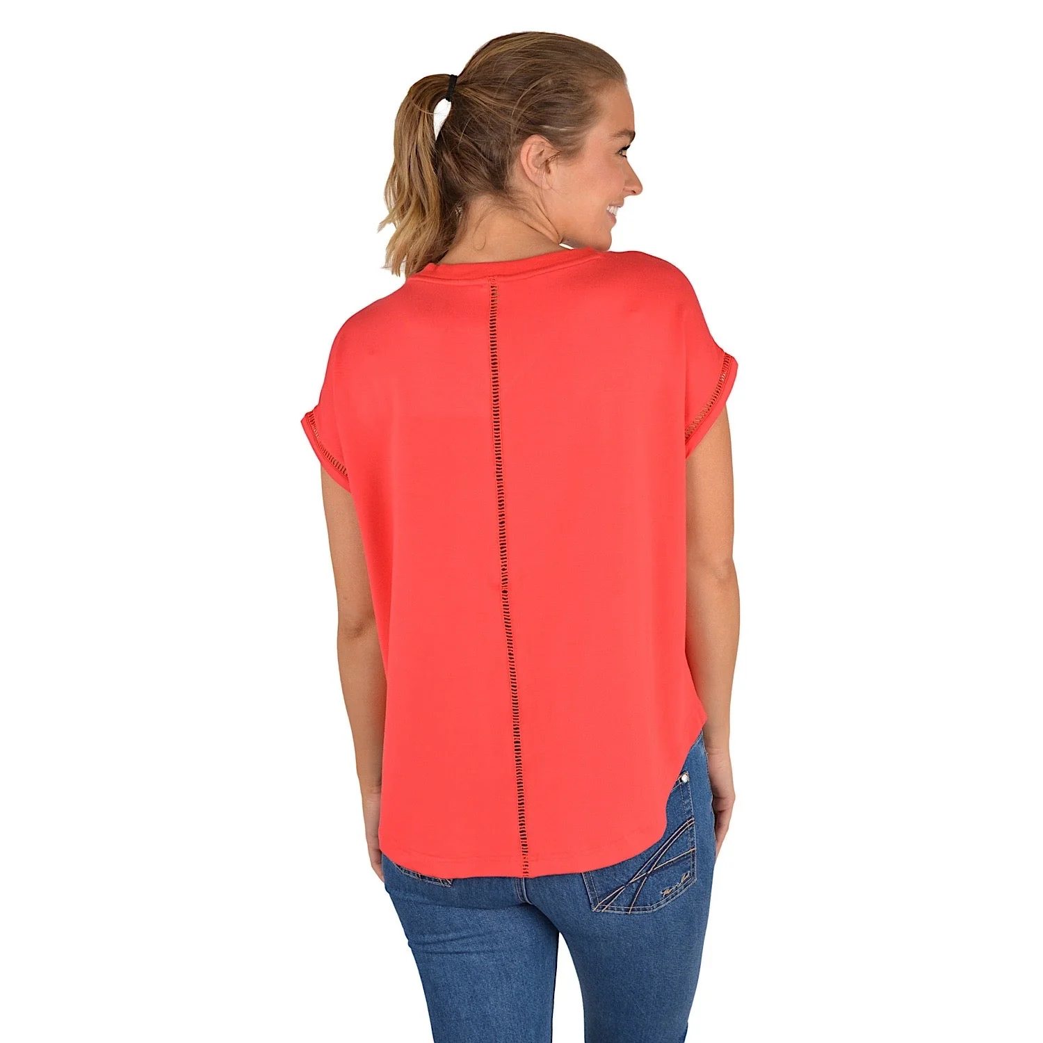 Thomas Cook Women's Camellia Tee Red Poppy - Image 3