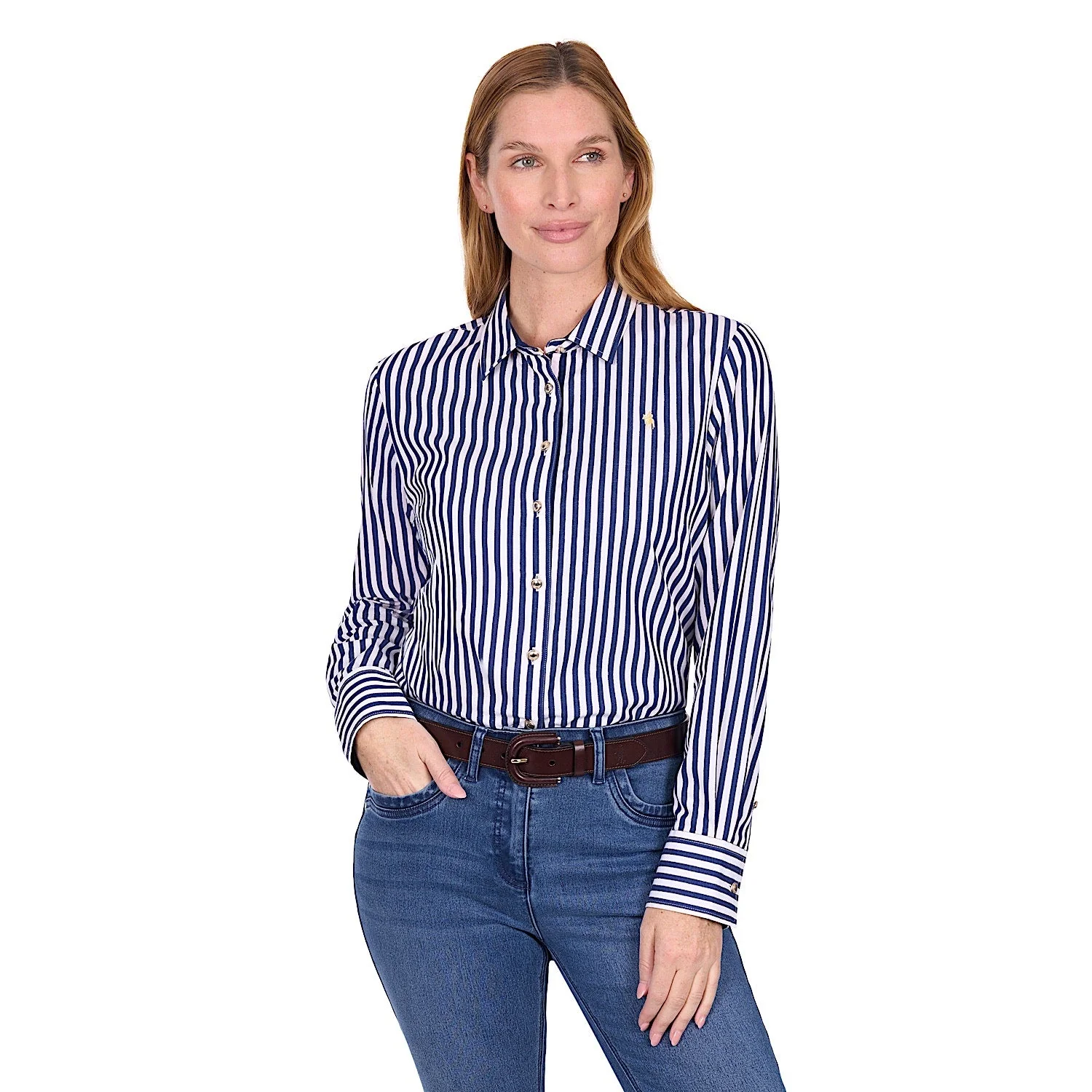Thomas Cook Women's Celine Shirt - Navy / White