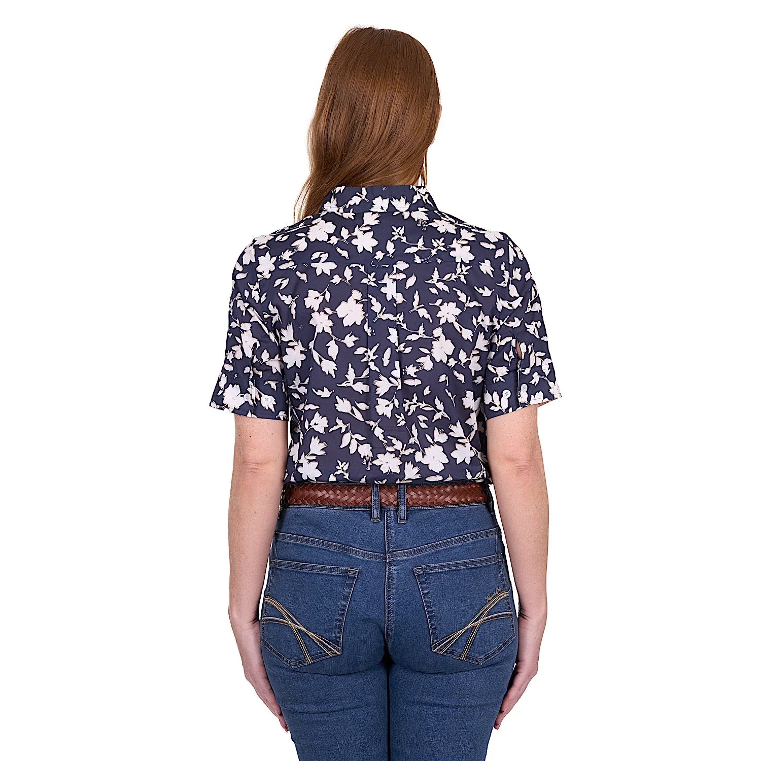 Thomas Cook Women's Celine Short Sleeve Shirt - Navy/Tan - Image 4