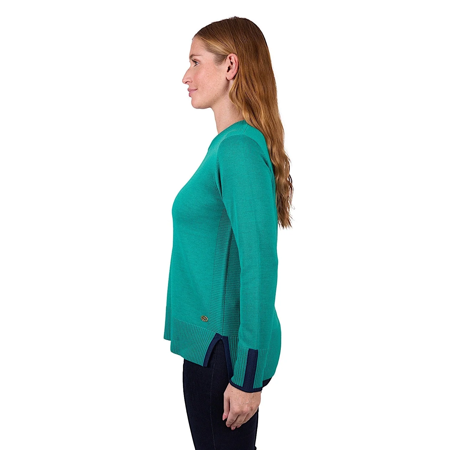 Thomas Cook Women's Emily Knit Jumper - Teal - Image 2