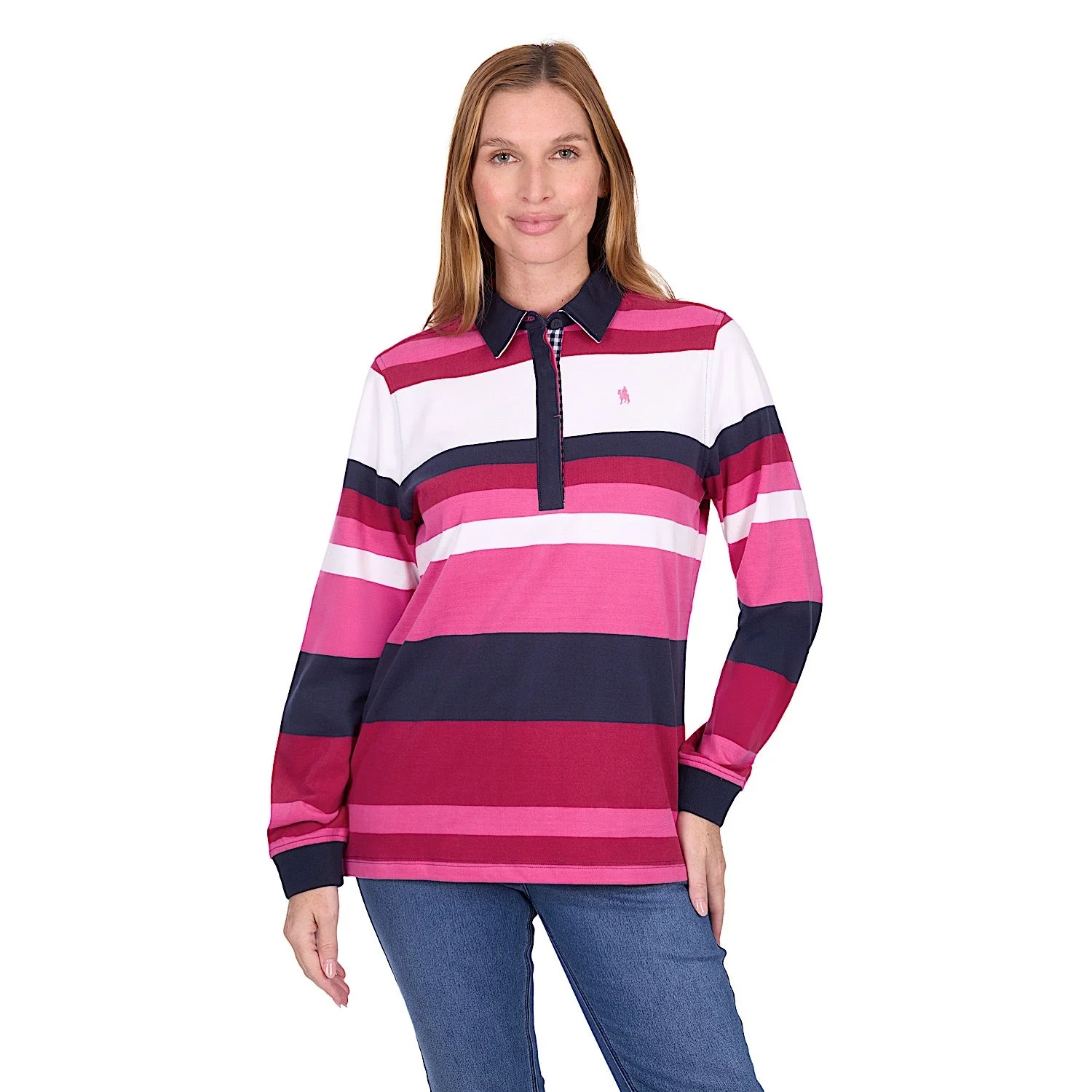 Thomas Cook Women's Faye Rugby - Pink Multi